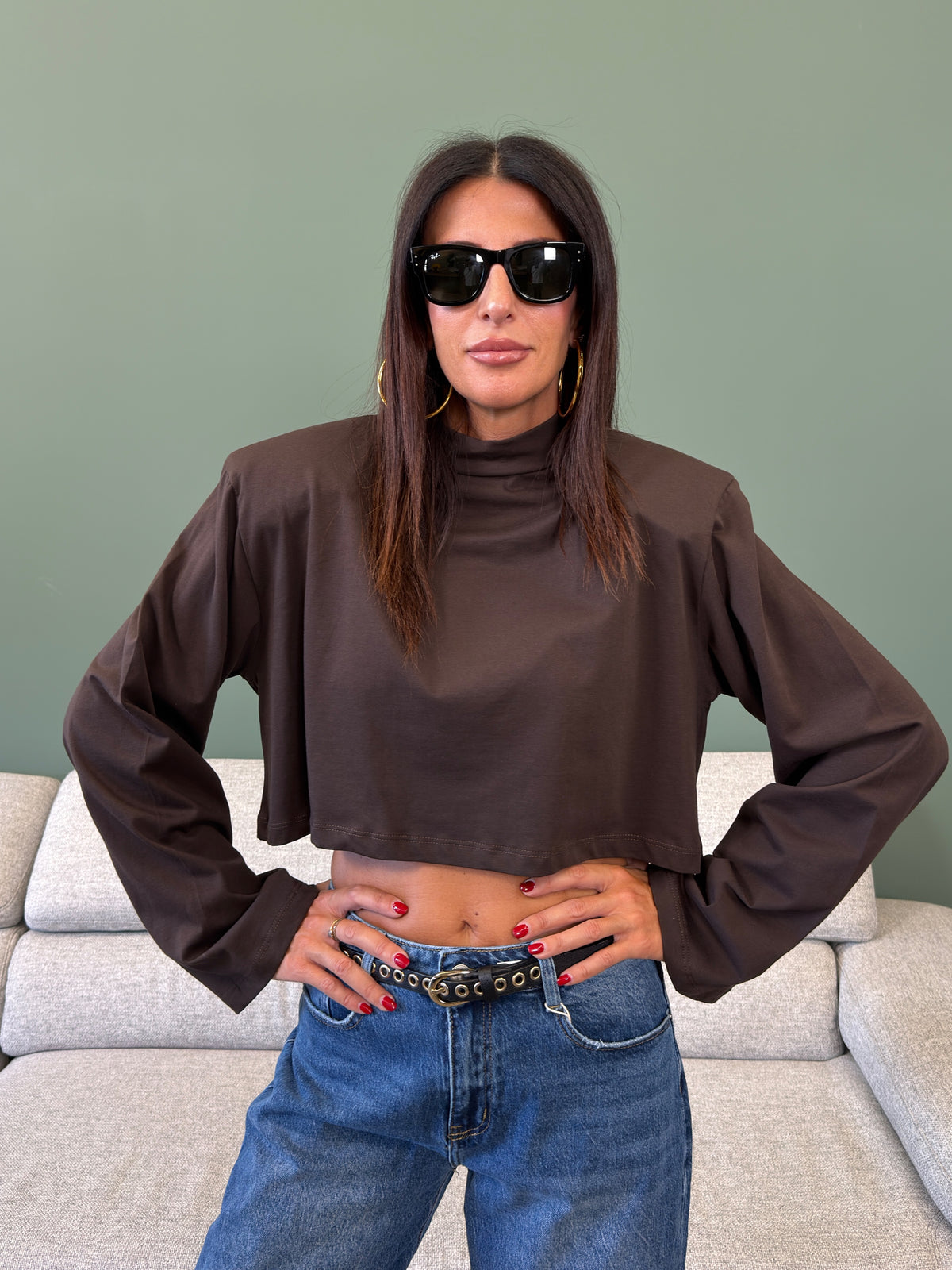 Maglia - Asia Marrone