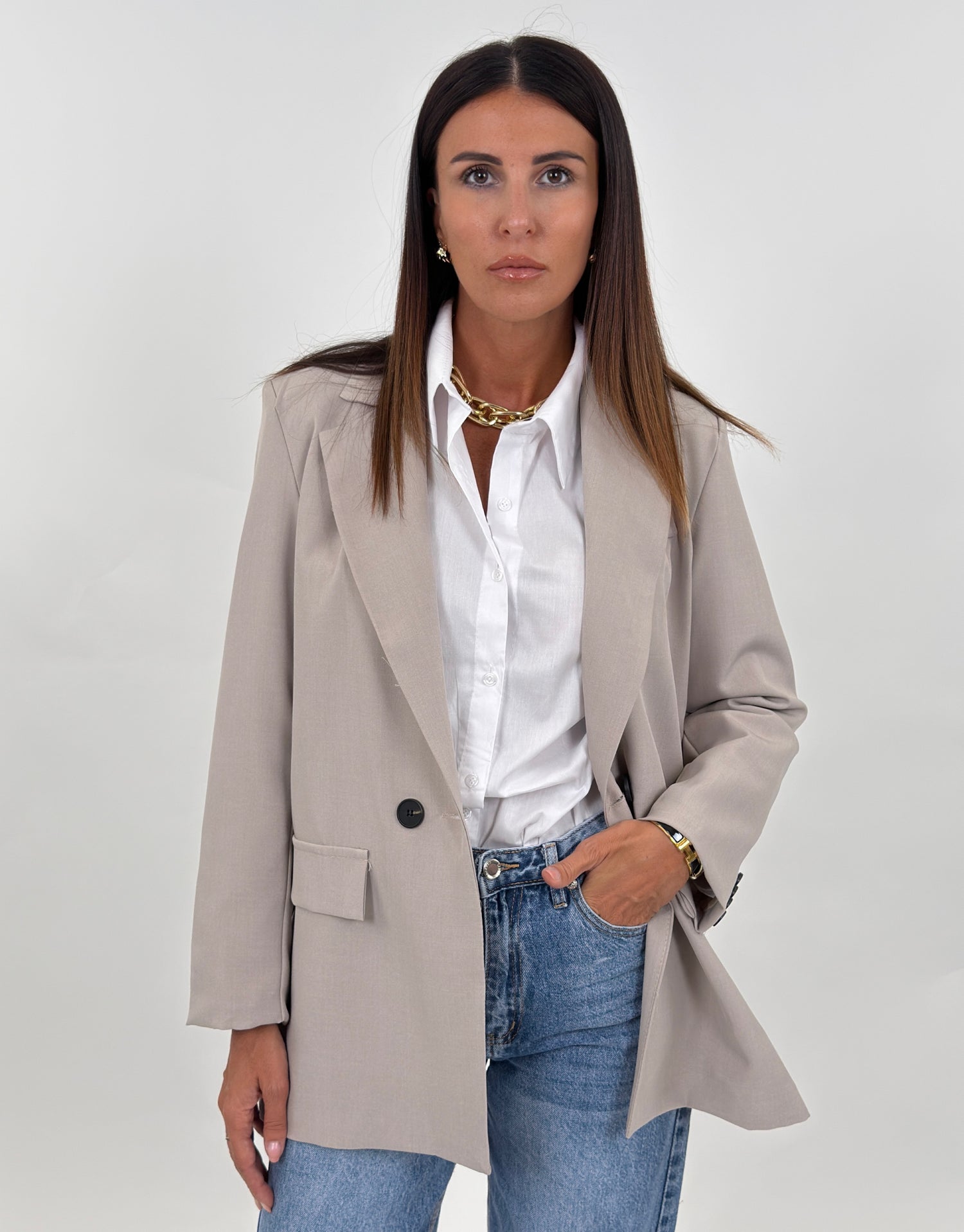 Giacca - Fernanda Beige