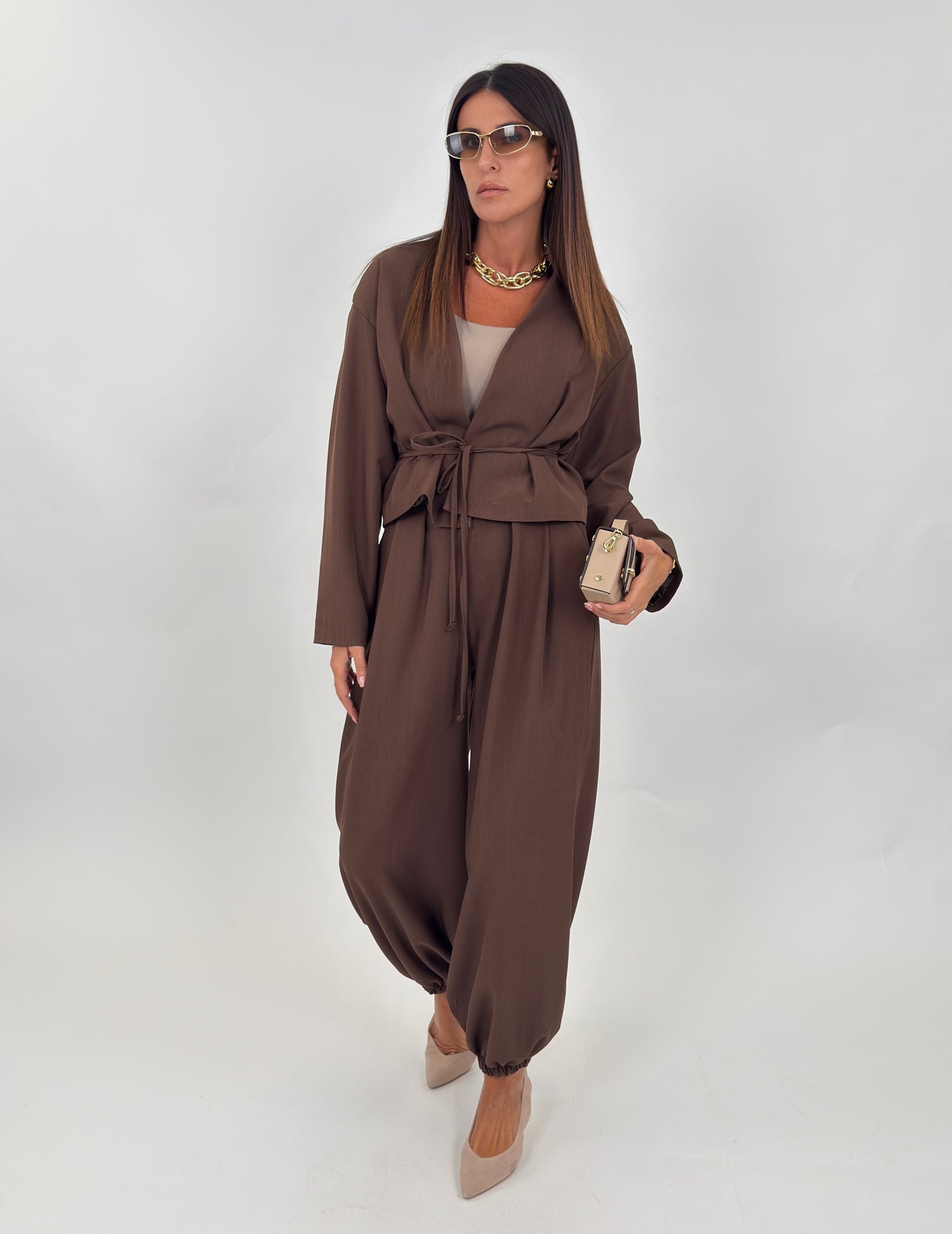 Tailleur - Kira Marrone