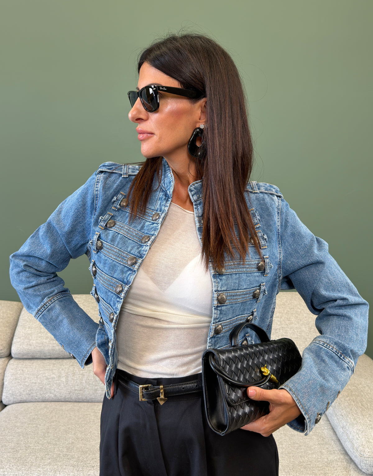 Giubbotto - Florence Denim Chiaro