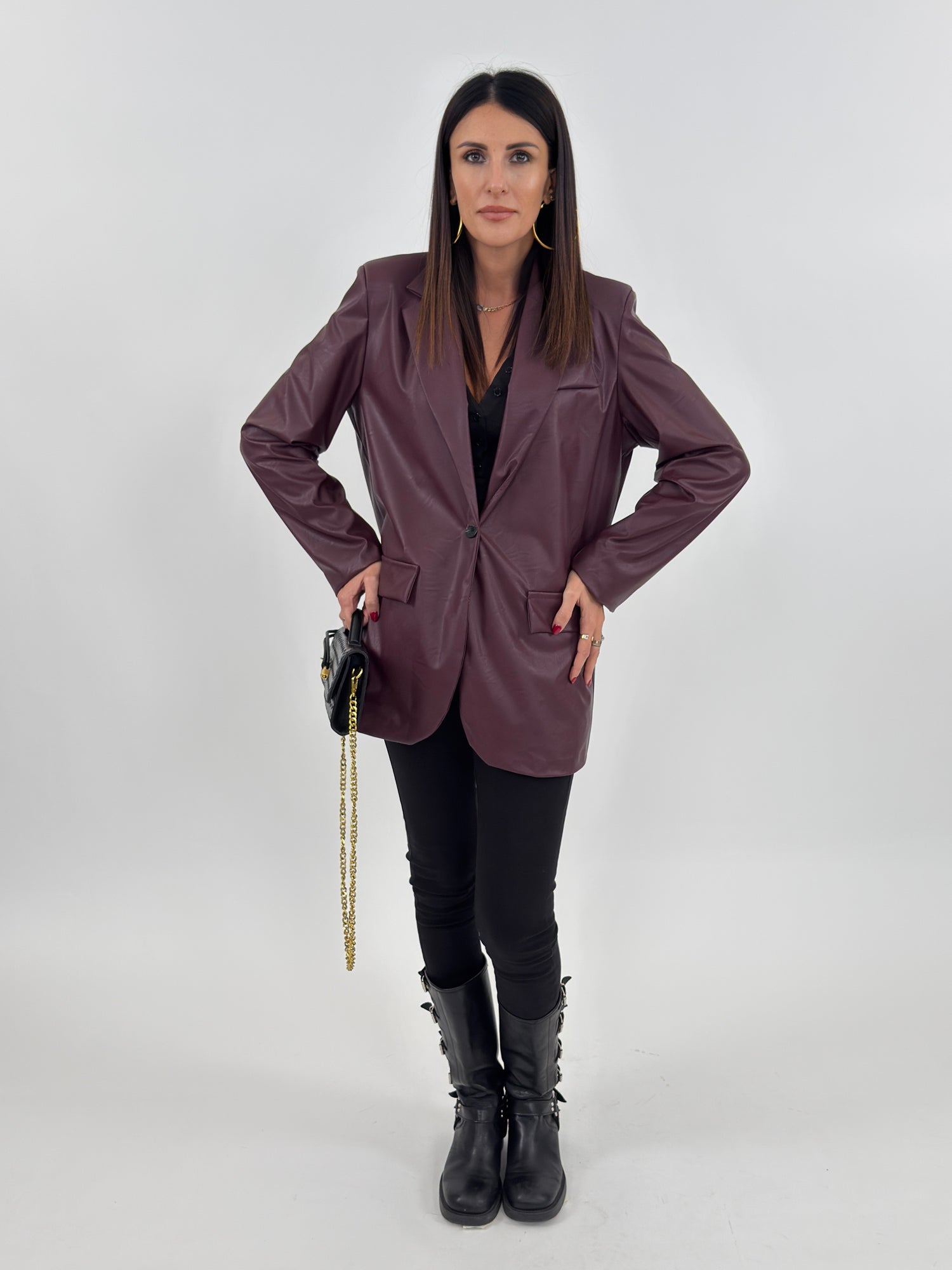 Giacca - Porsche Ecopelle Bordeaux