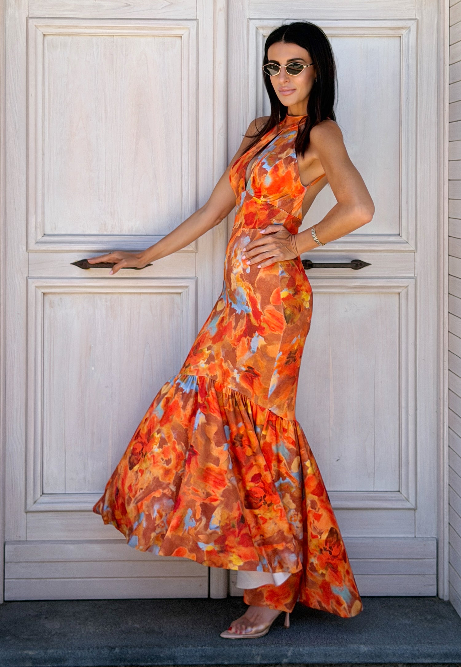 Abito - Flores Arancio