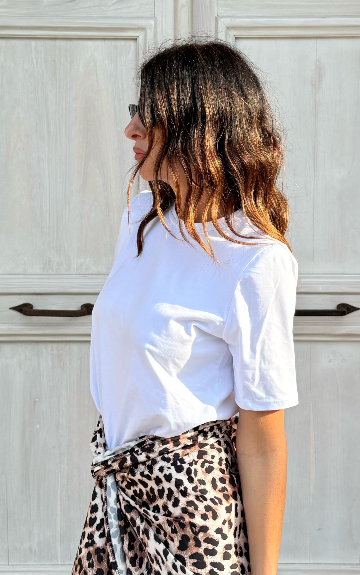 T-shirt - Sunny bianco