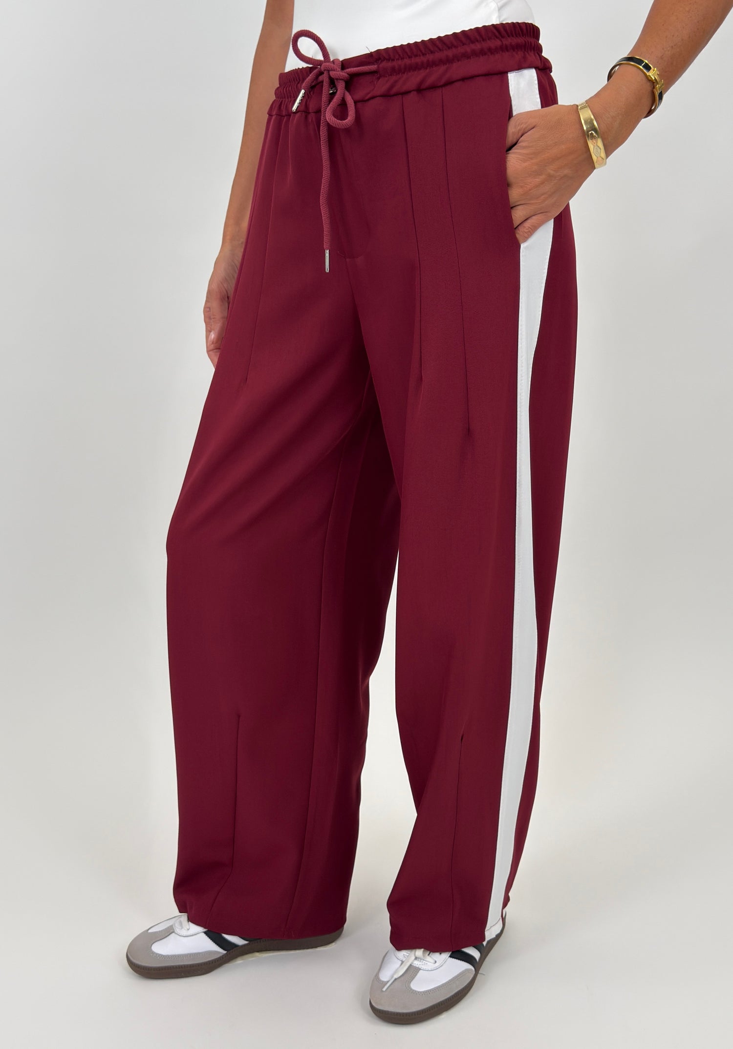 Pantalone - Day By Day Bordeaux