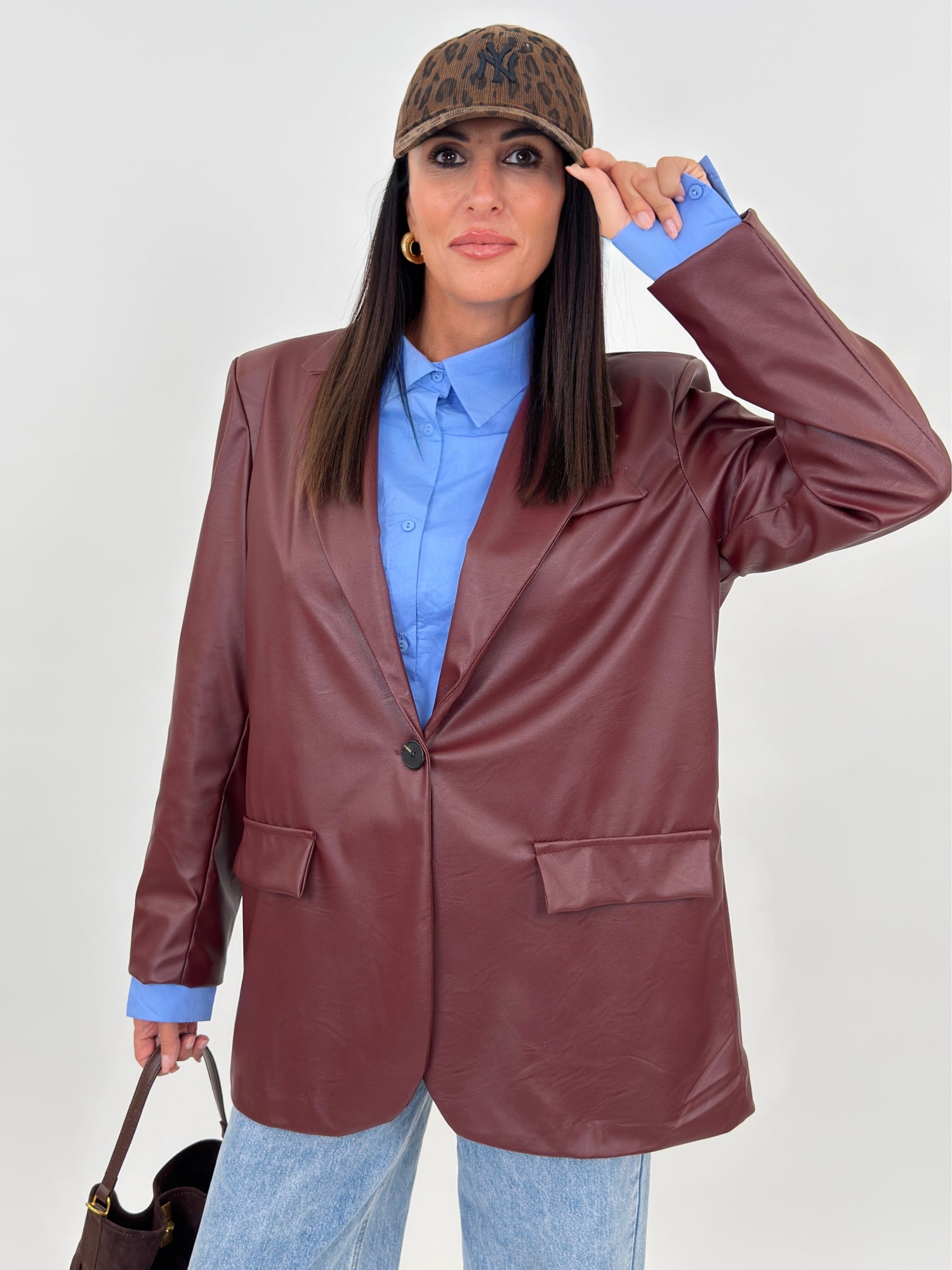 Giacca - Porsche Ecopelle Bordeaux