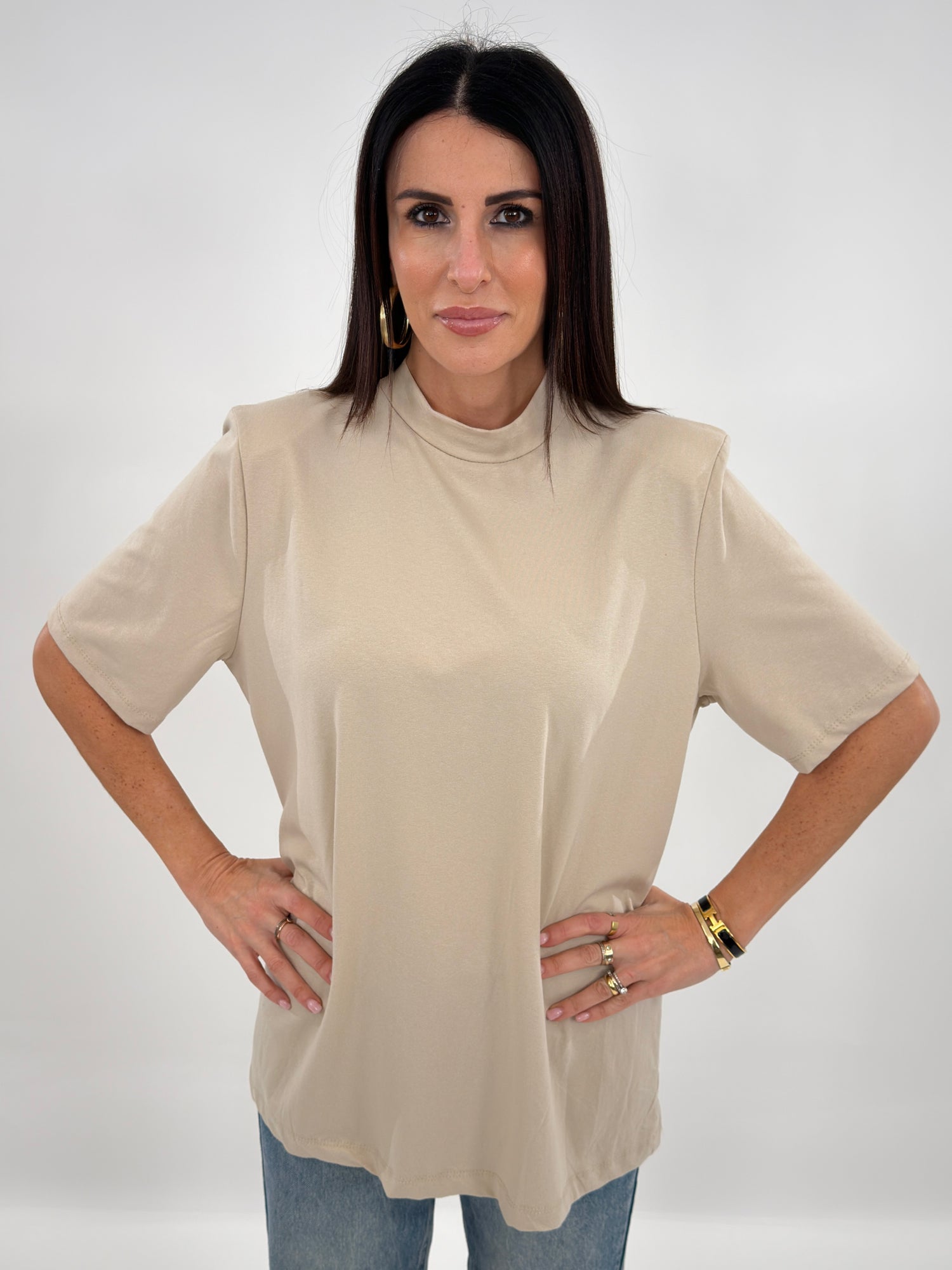 T-shirt - Over Beige