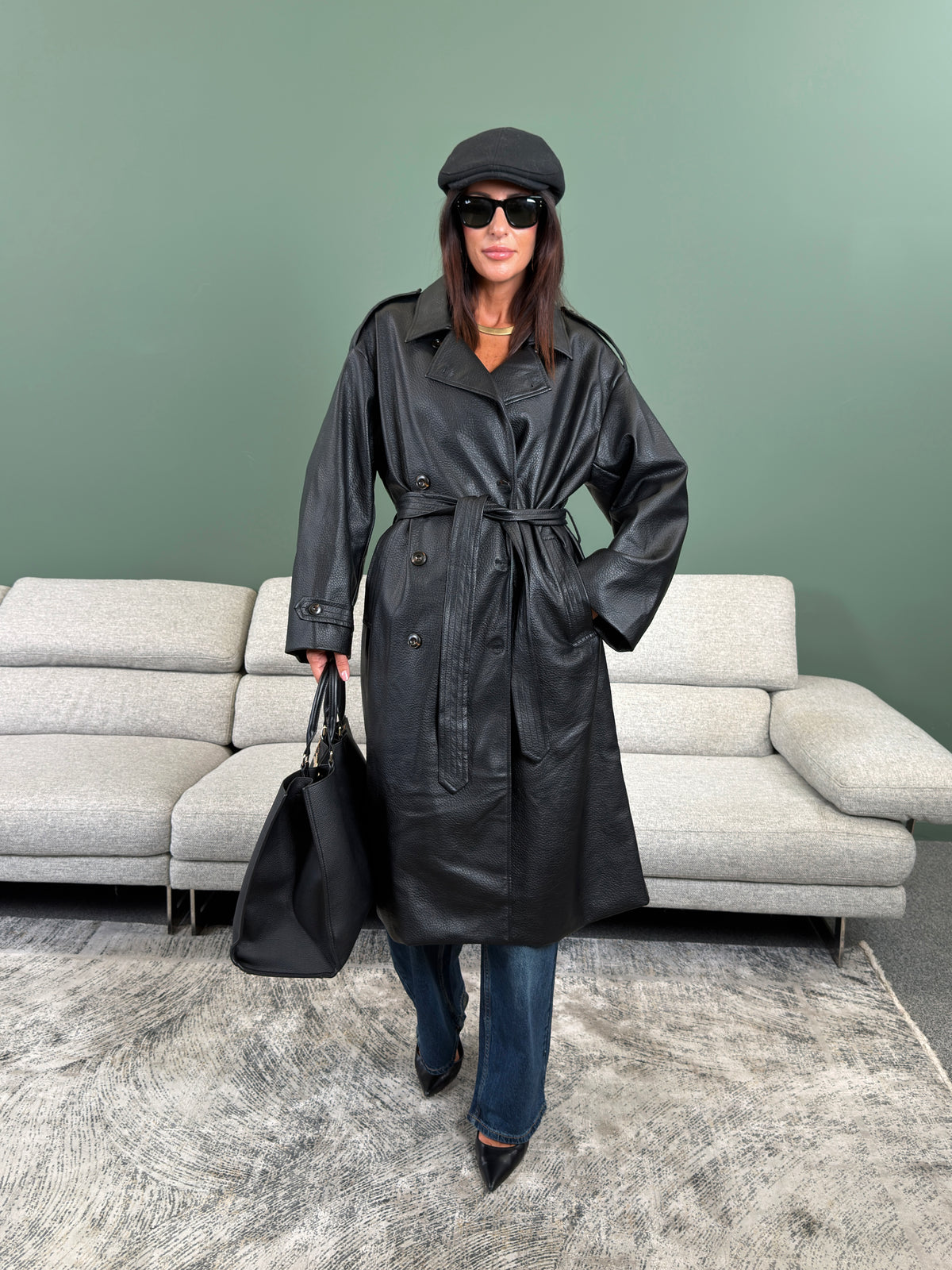 Trench - Metropolitan Nero By Lumina