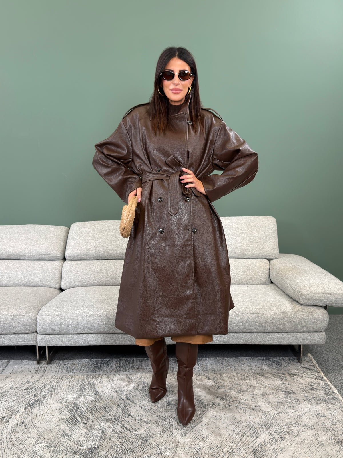 Trench - Metropolitan Marrone By Lumina