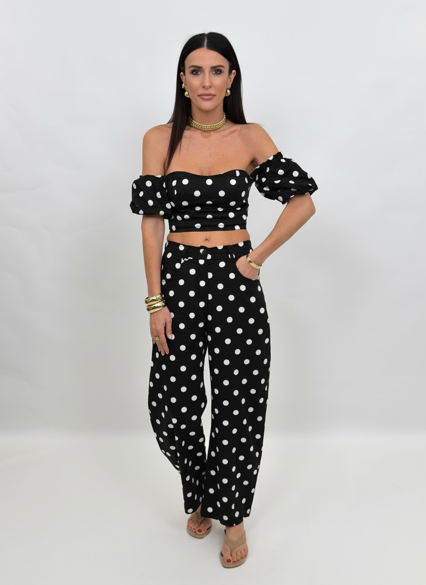 Cordset - Candy Pois Nero