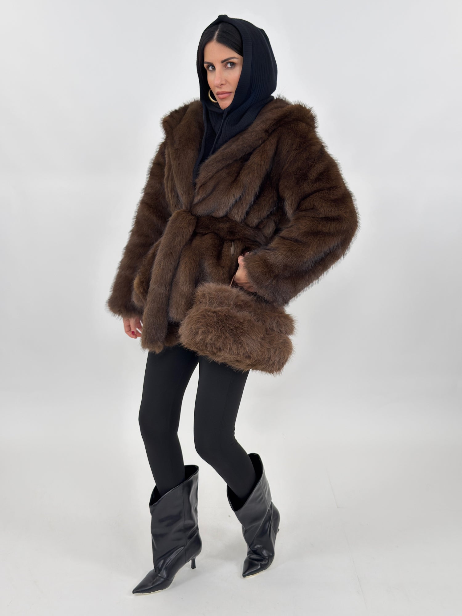 Pelliccia - Courchevel marrone