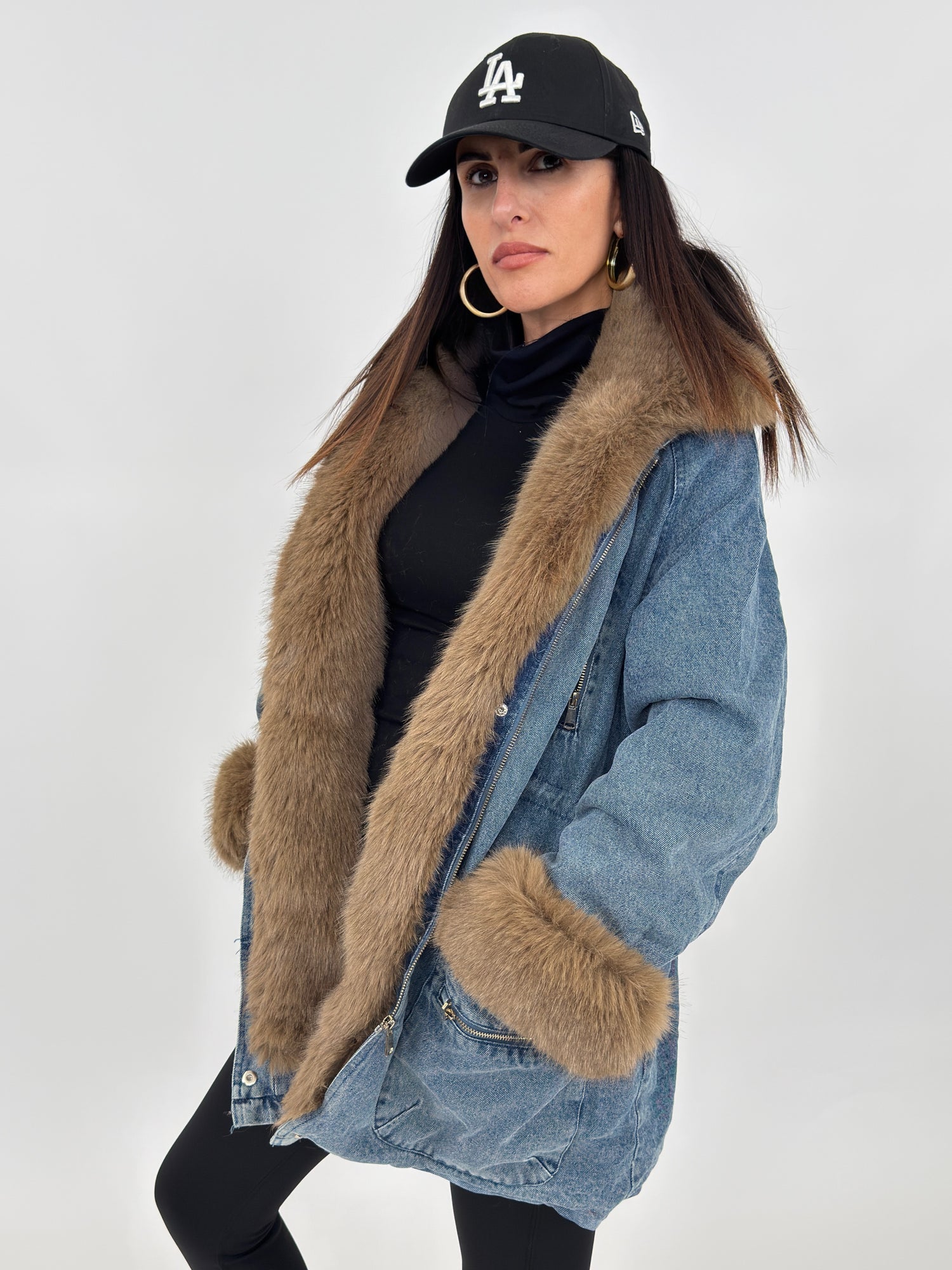 Giubbotto - Beverly Hills denim chiaro