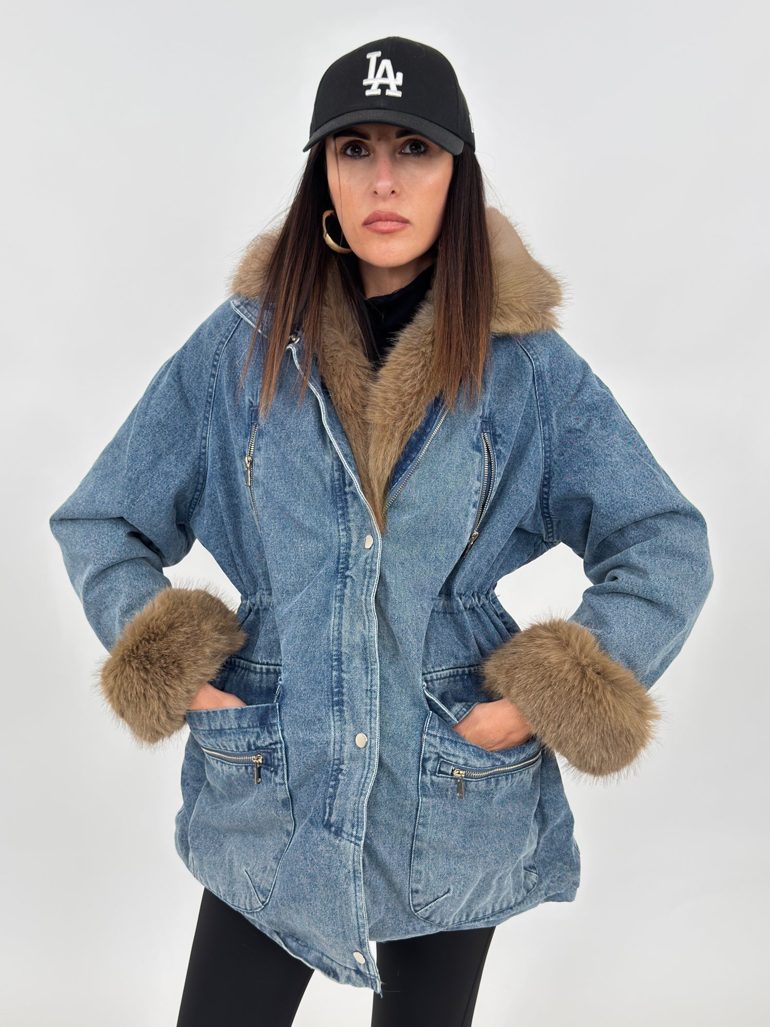 Giubbotto - Beverly Hills denim chiaro