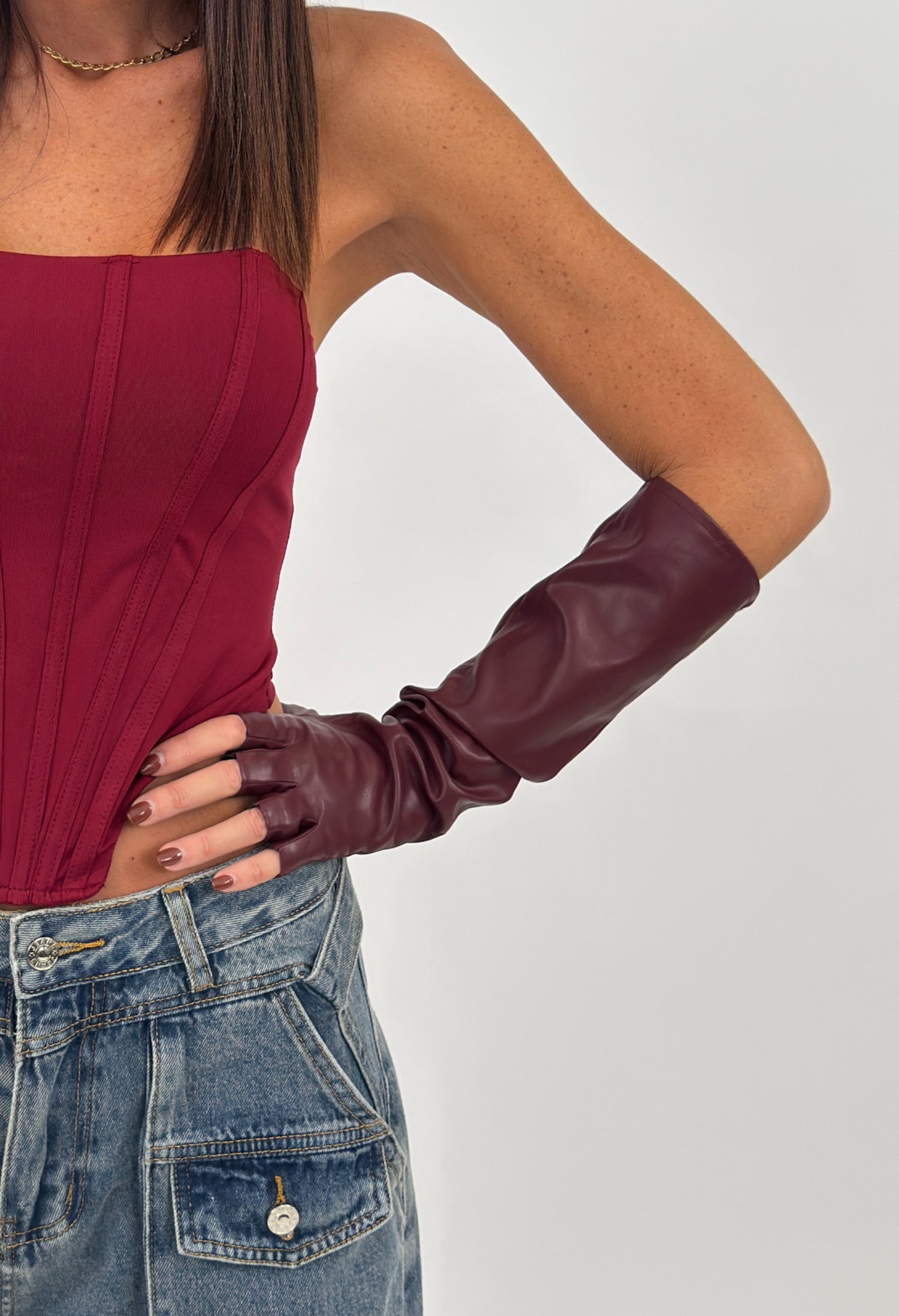 Guanto - Mitena Bordeaux