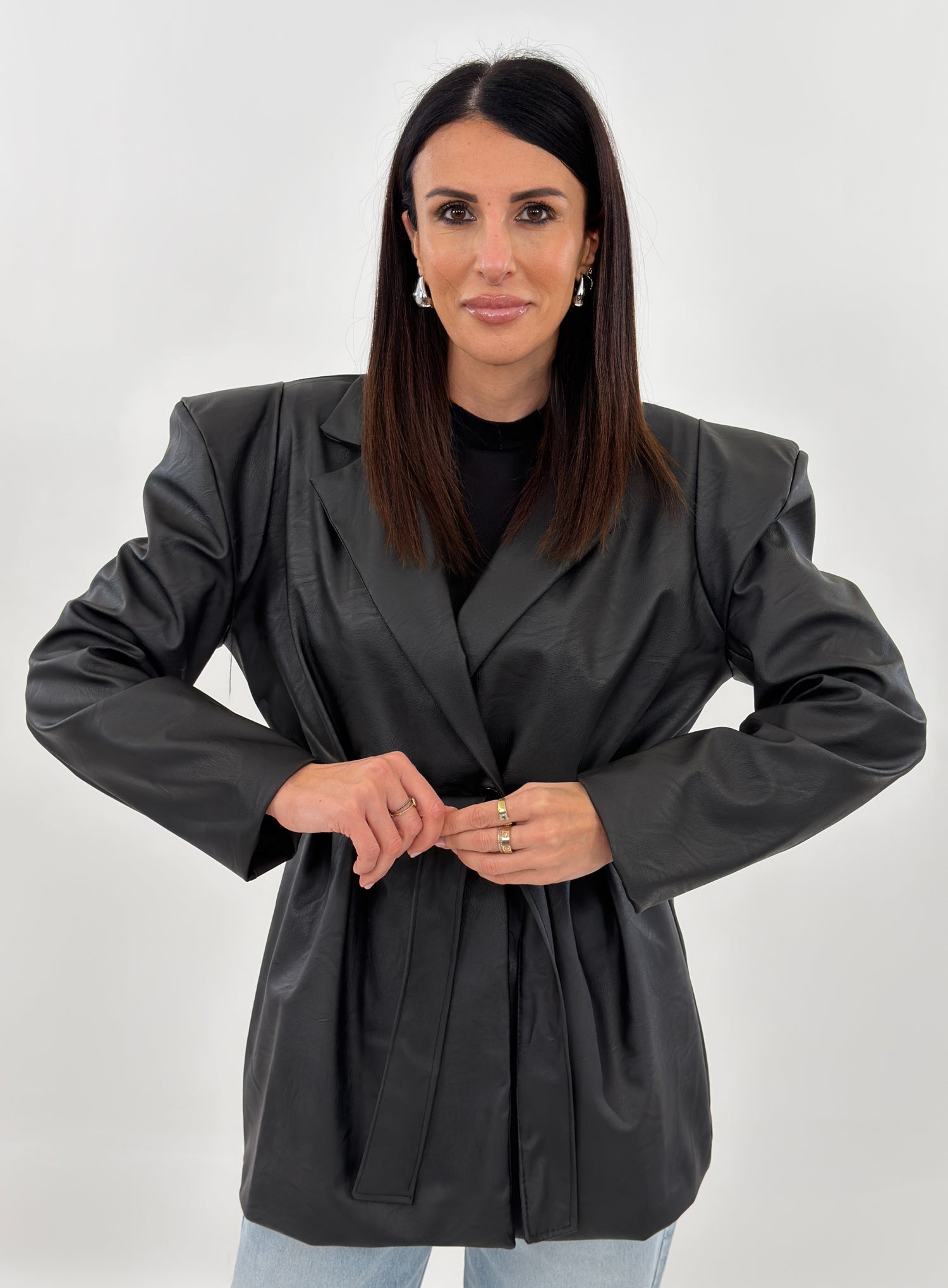 Giacca - Alma Ecopelle Nero