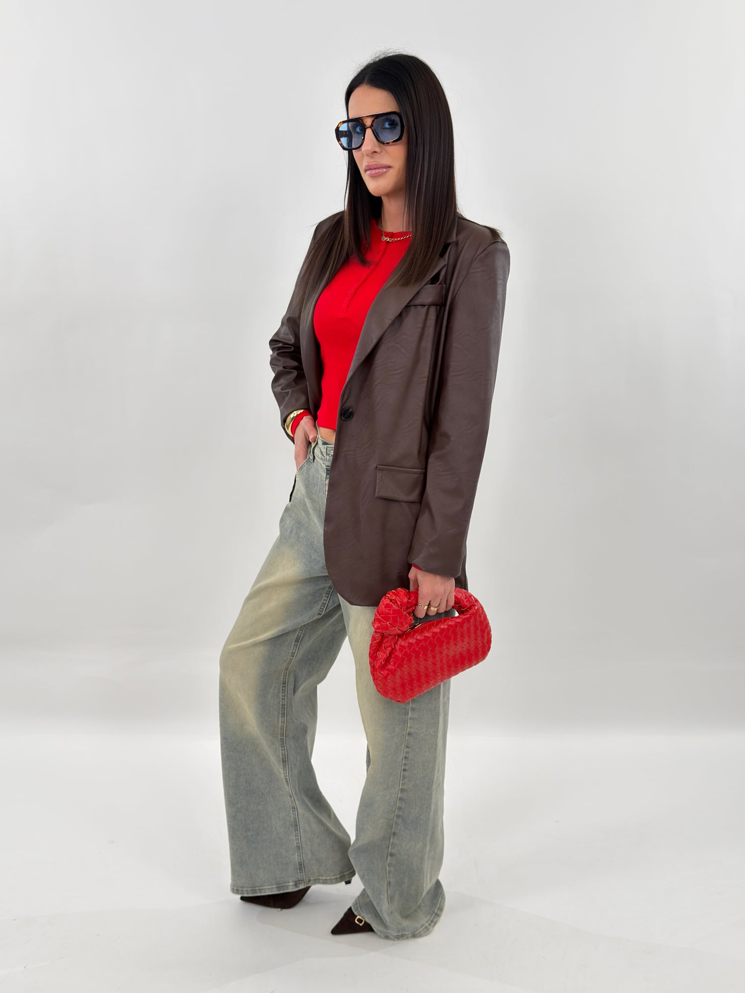 Giacca - Jaguar Ecopelle Marrone