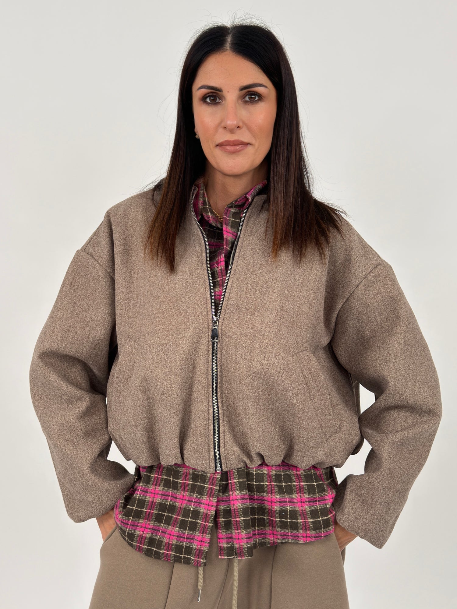 Giubbotto Bomber - Colmar tortora