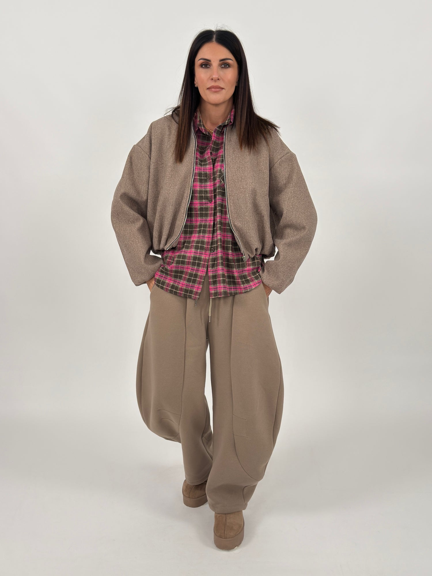 Pantalone felpato - Baloo tortora