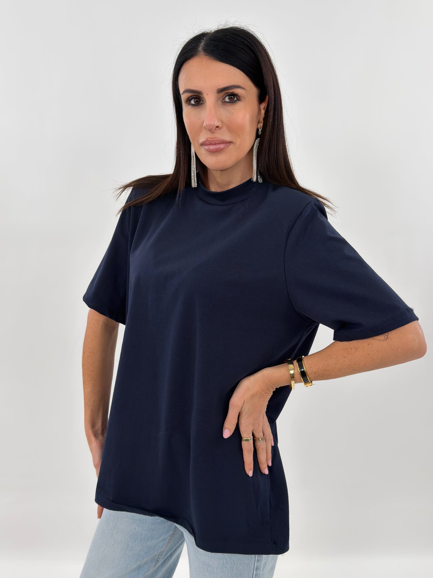 T-shirt - Over Blu