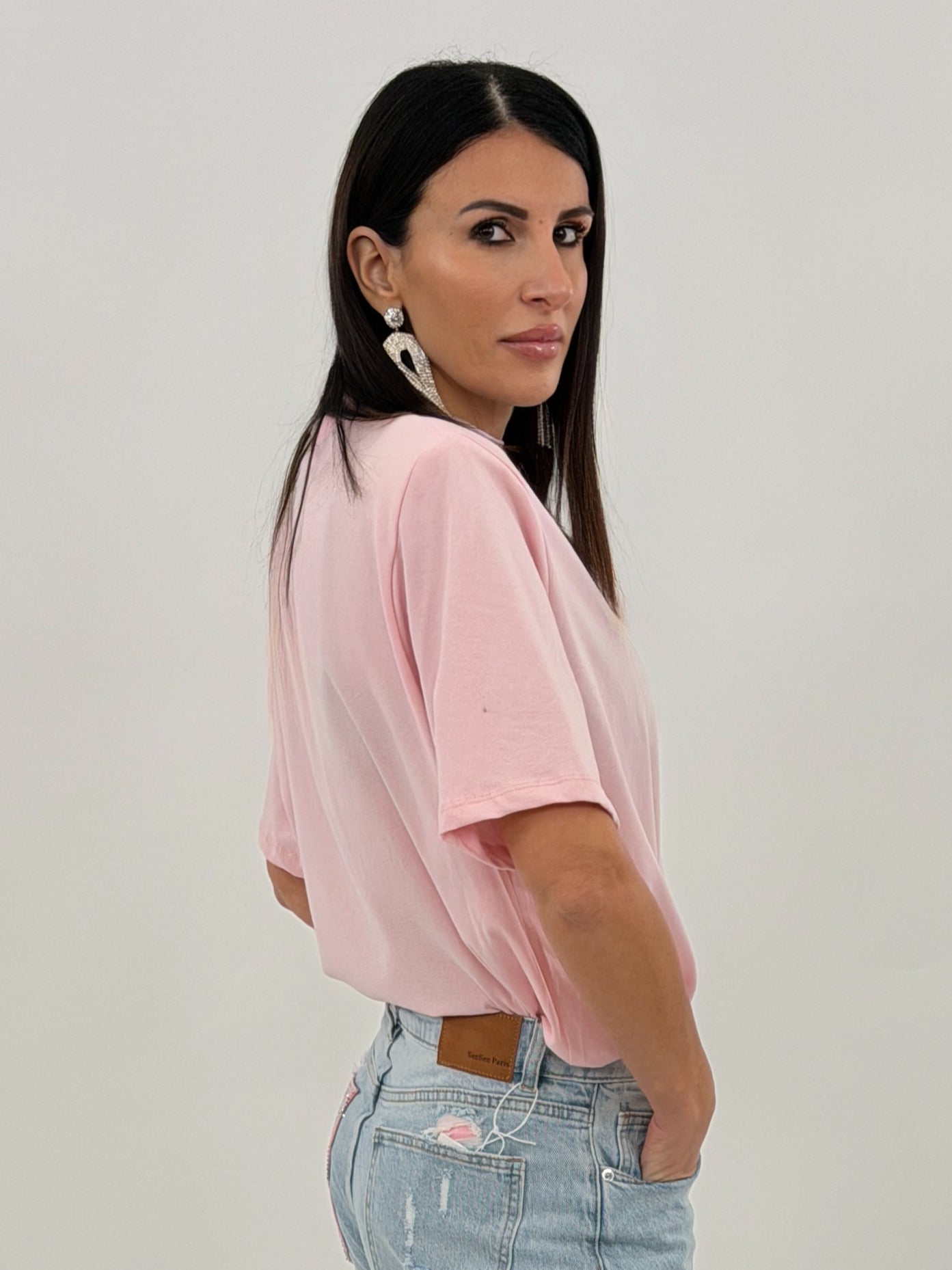 T-shirt - Over Rosa