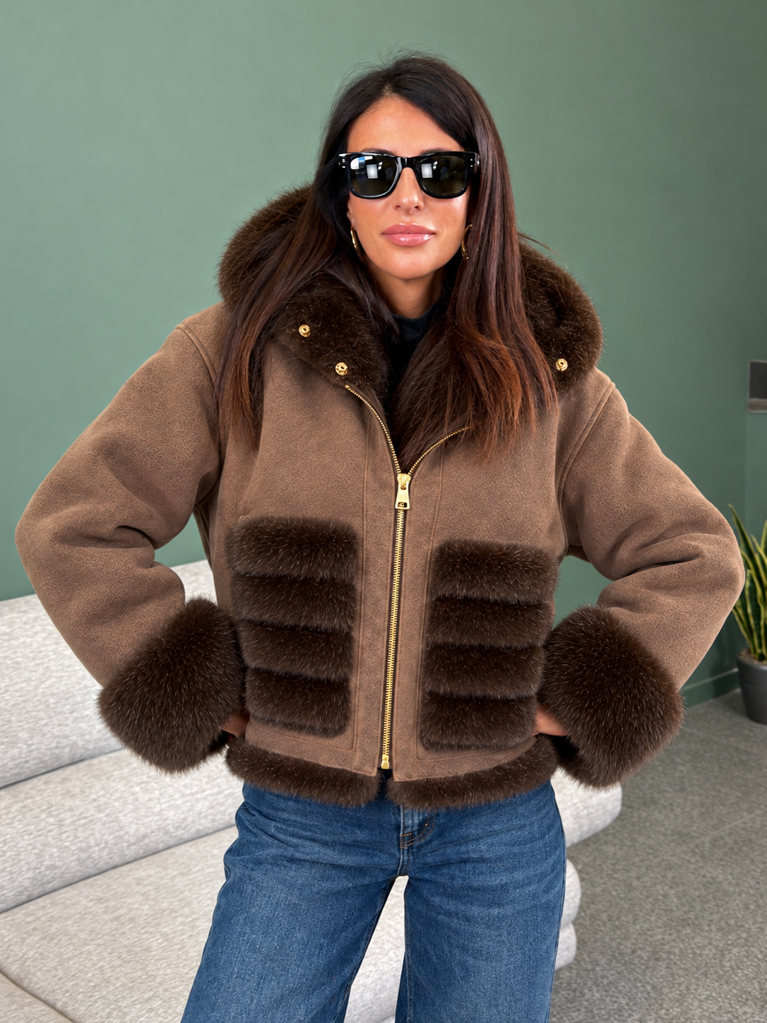 Giubbotto/Pelliccia - Amsterdam Marrone