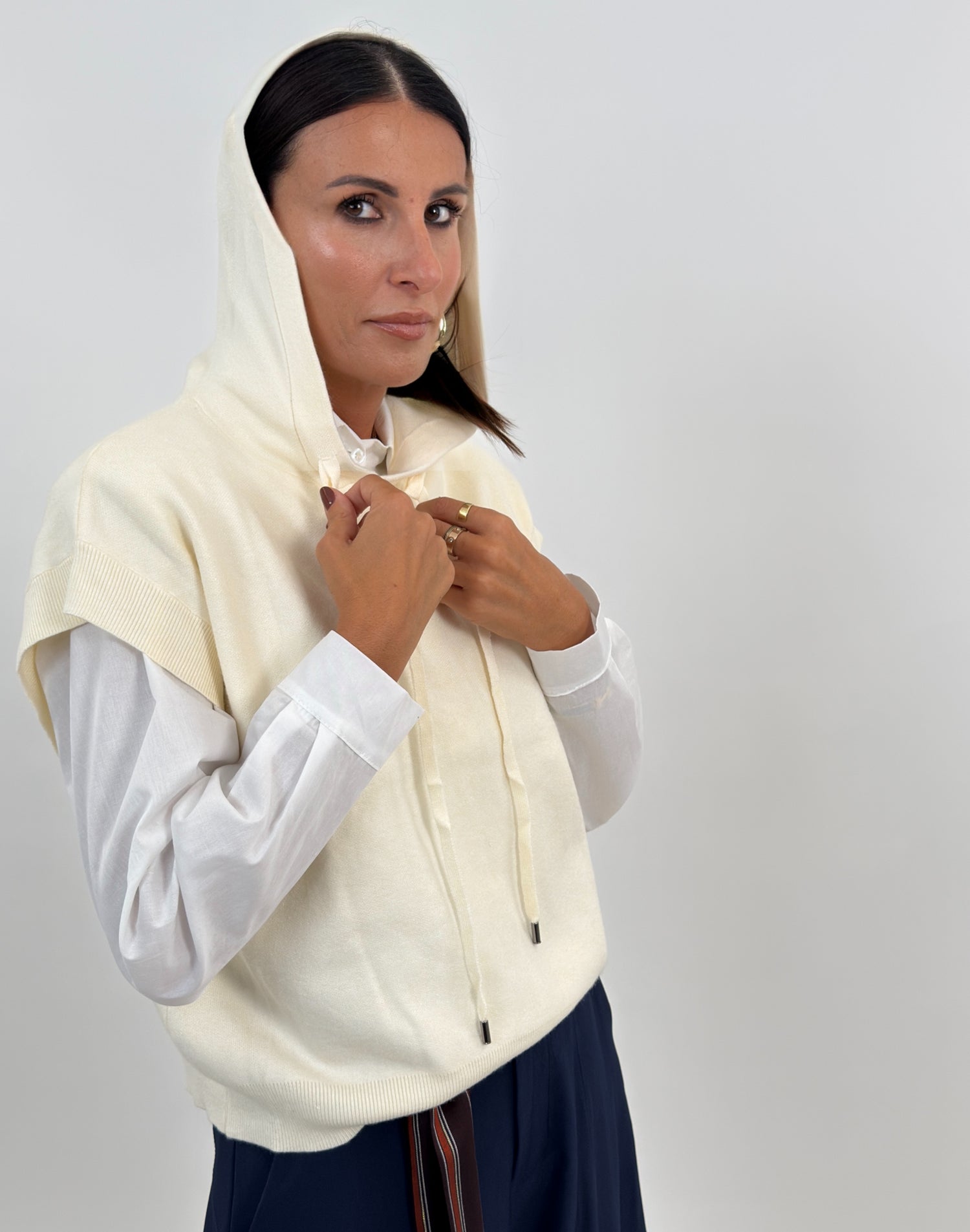 Maglia Gilet - Sonia Avorio
