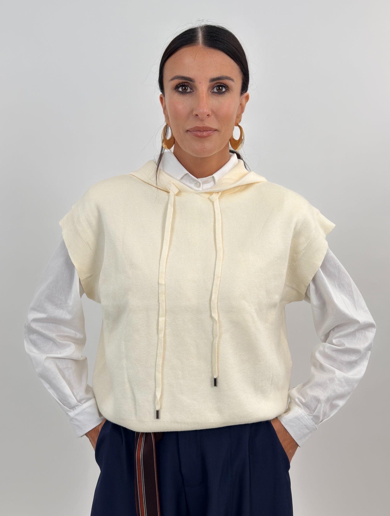 Maglia Gilet - Sonia Avorio