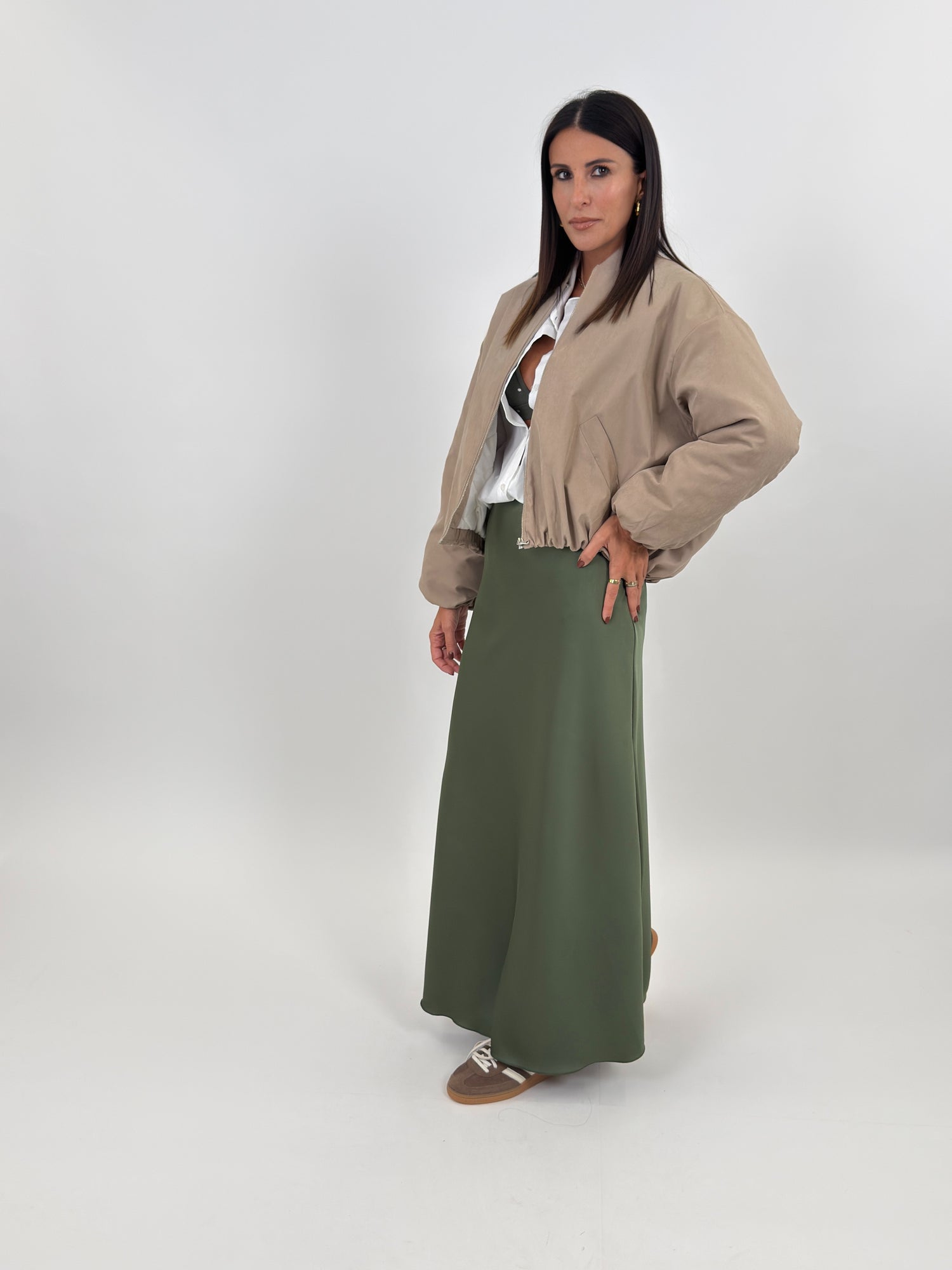 Giubbotto Bomber - Dorothy Beige