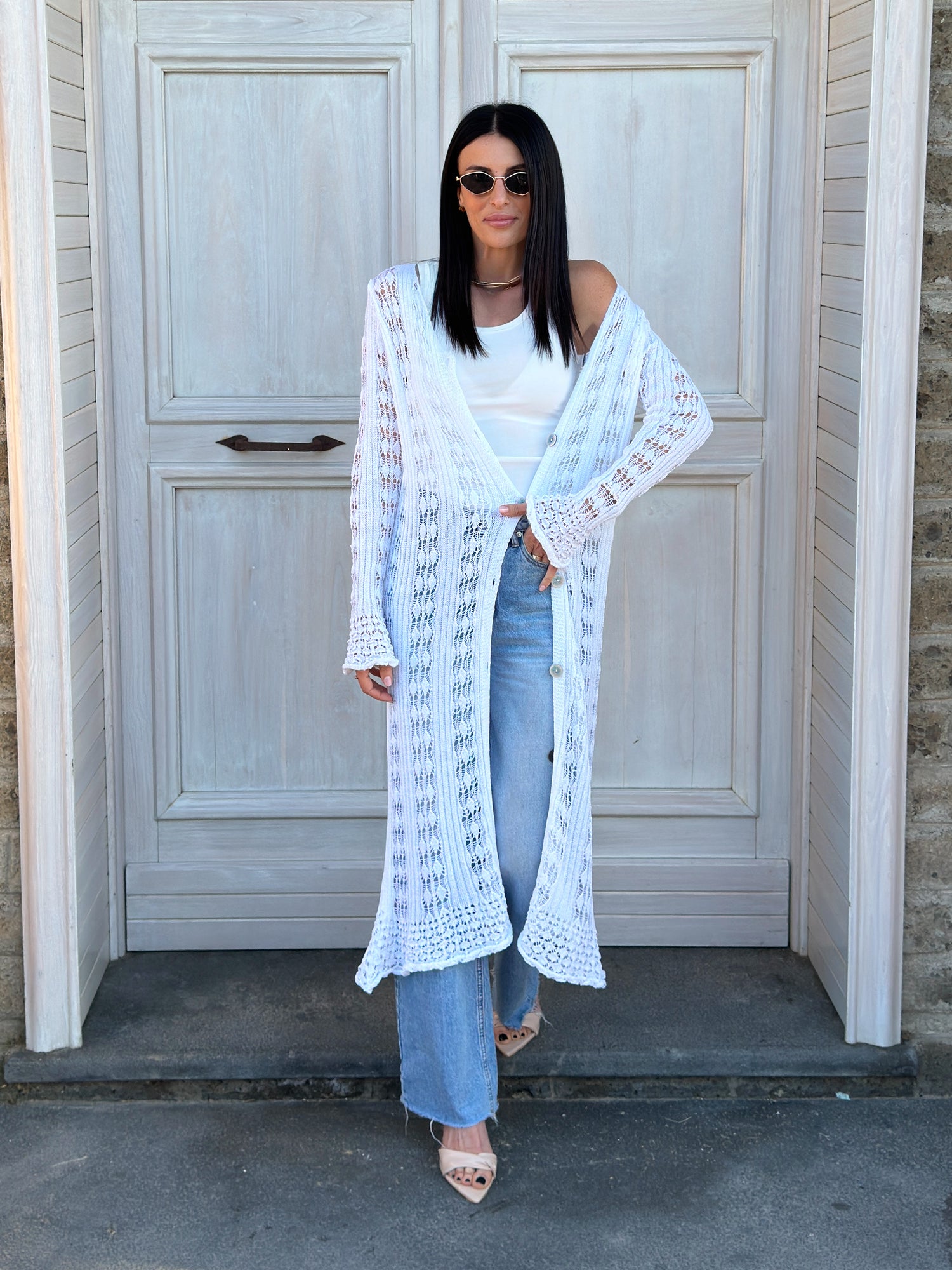 Cardigan - Havana Bianco