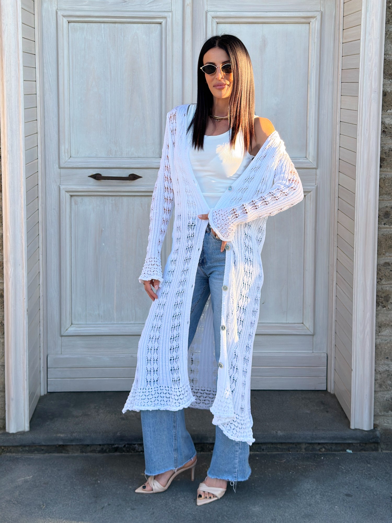 Cardigan - Havana Bianco