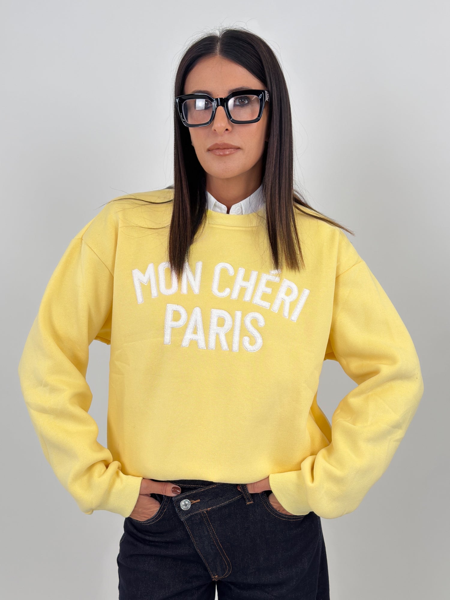 Felpa - Mon Cheri Giallo