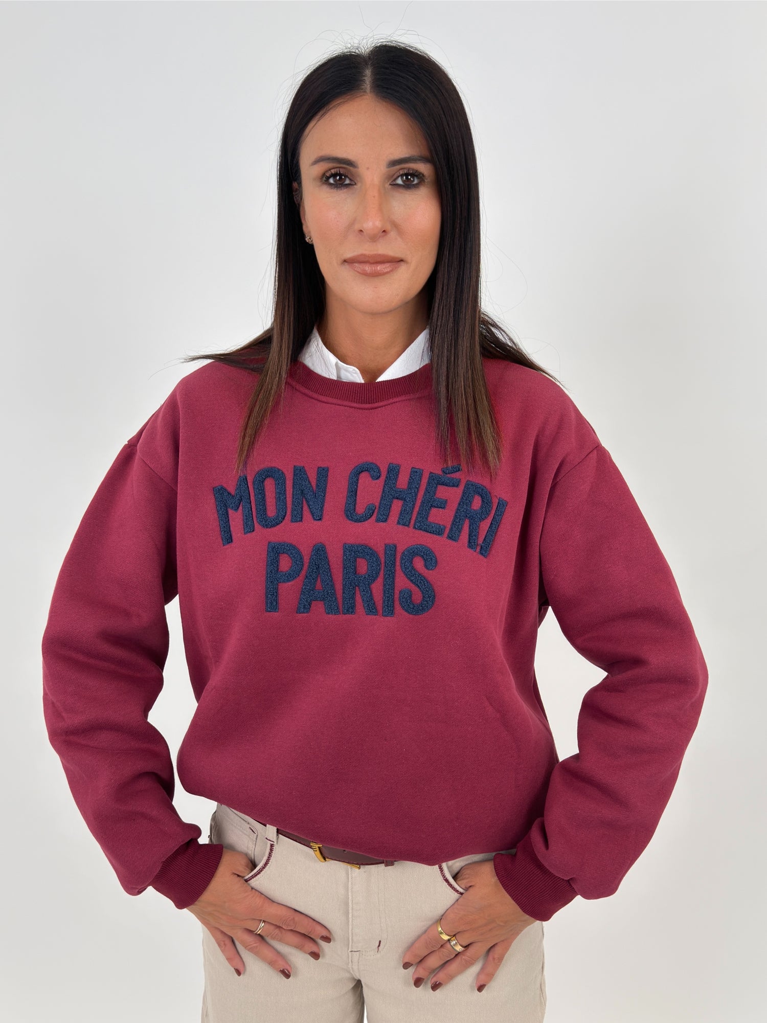 Felpa - Mon Cheri Bordeaux