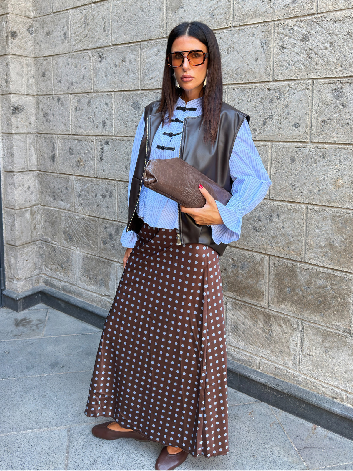Gonna - Lady Pois Marrone