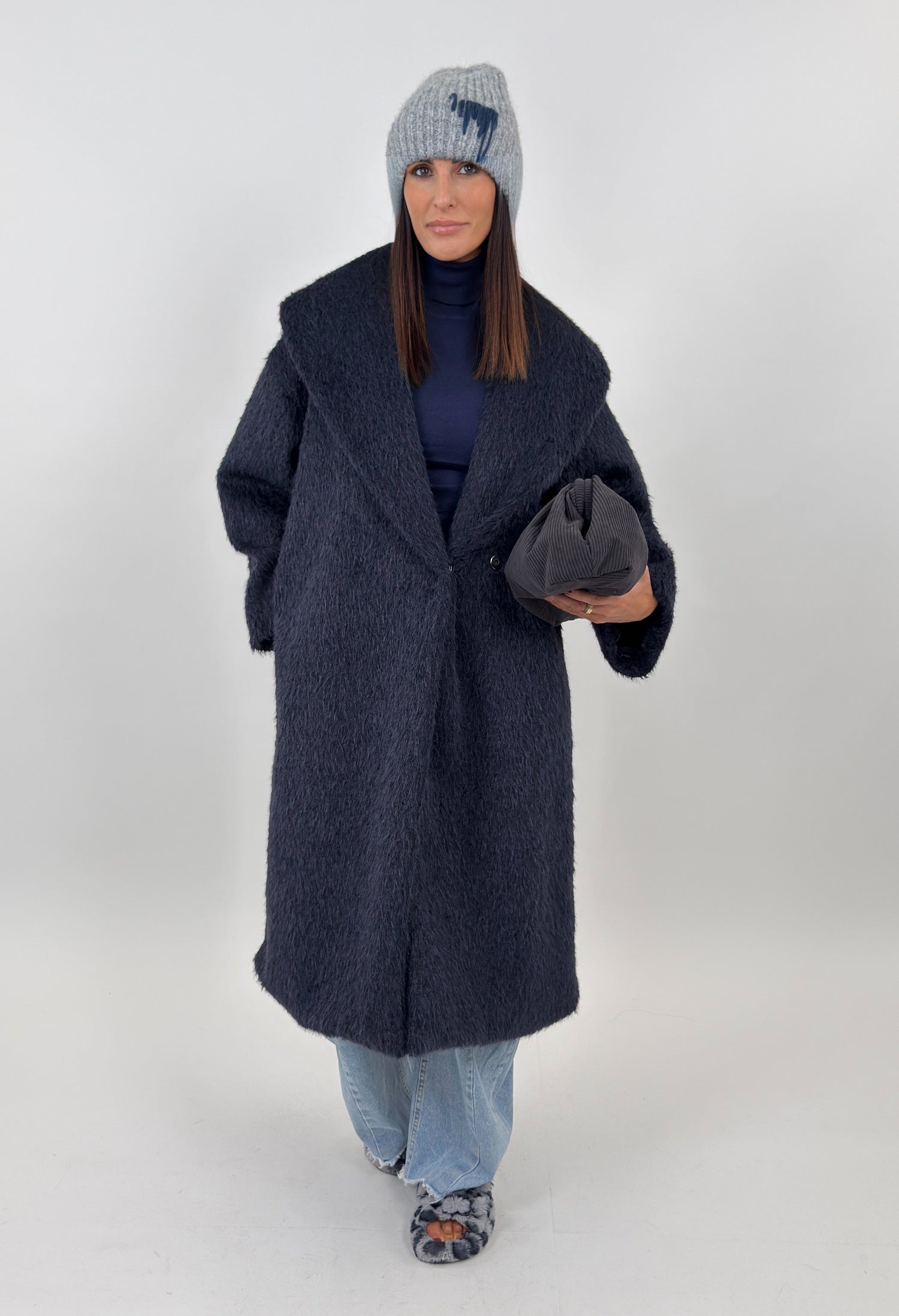 Cappotto - Notre Dame Lungo Blu