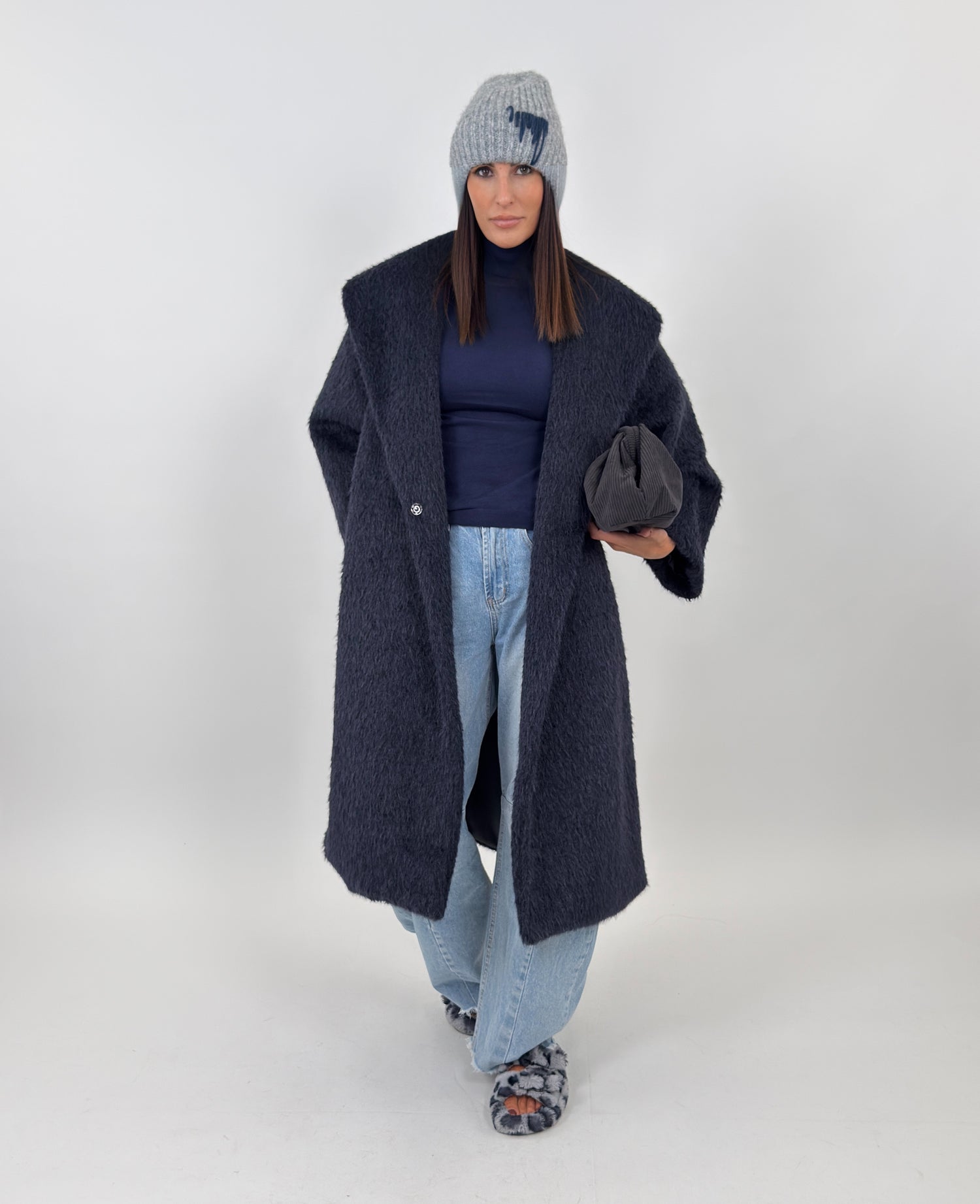 Cappotto - Notre Dame Lungo Blu