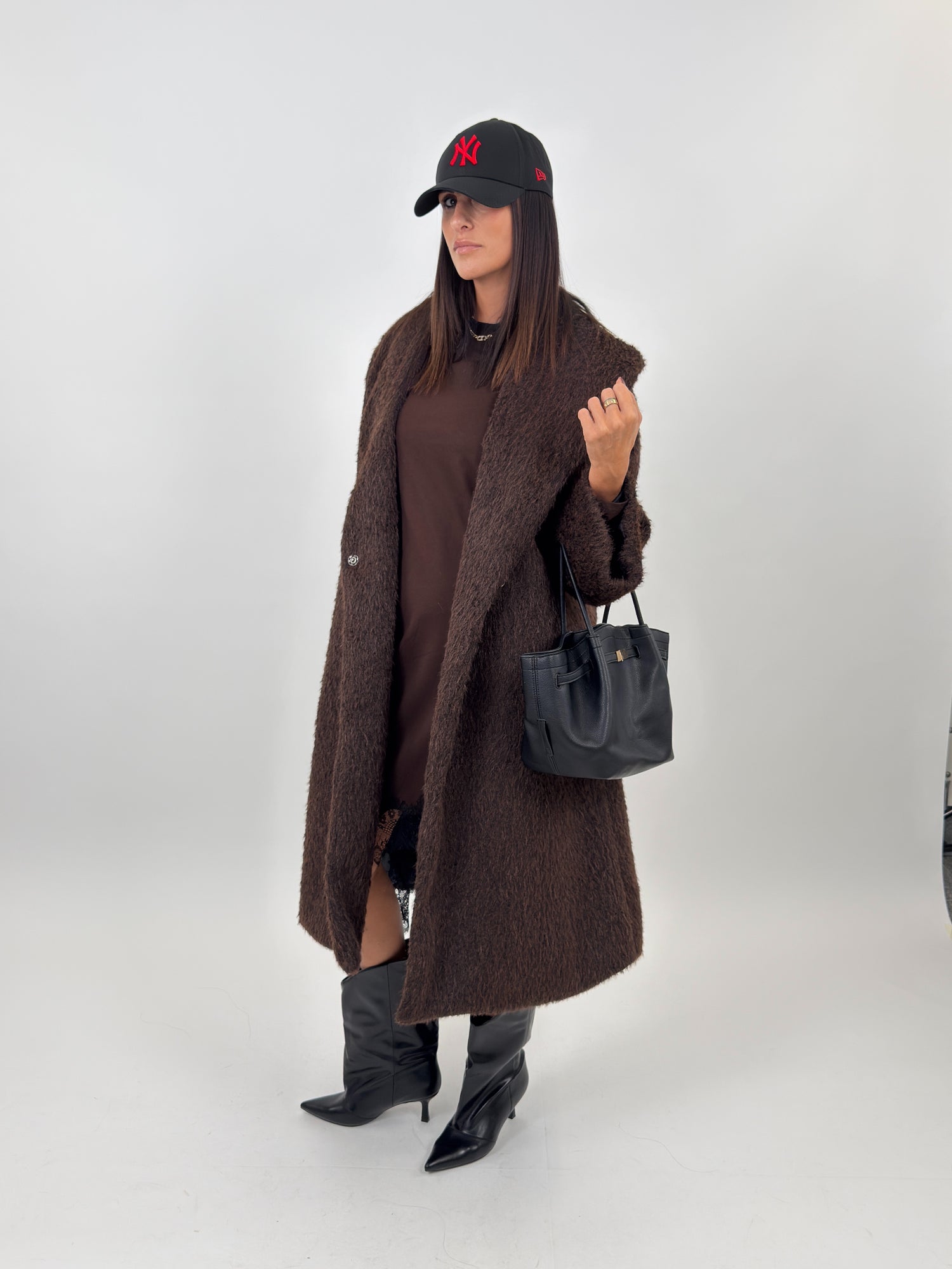 Cappotto - Notre Dame Lungo Marrone