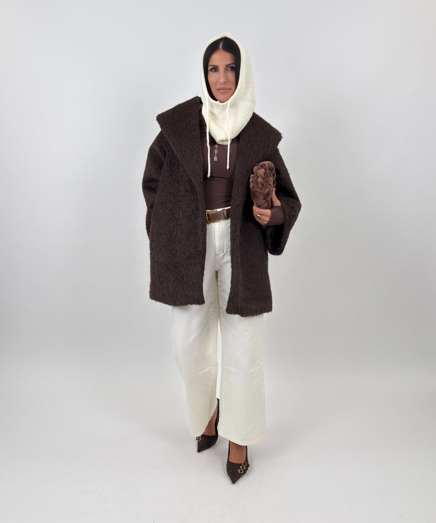 Cappotto - Notre Dame Corto Marrone
