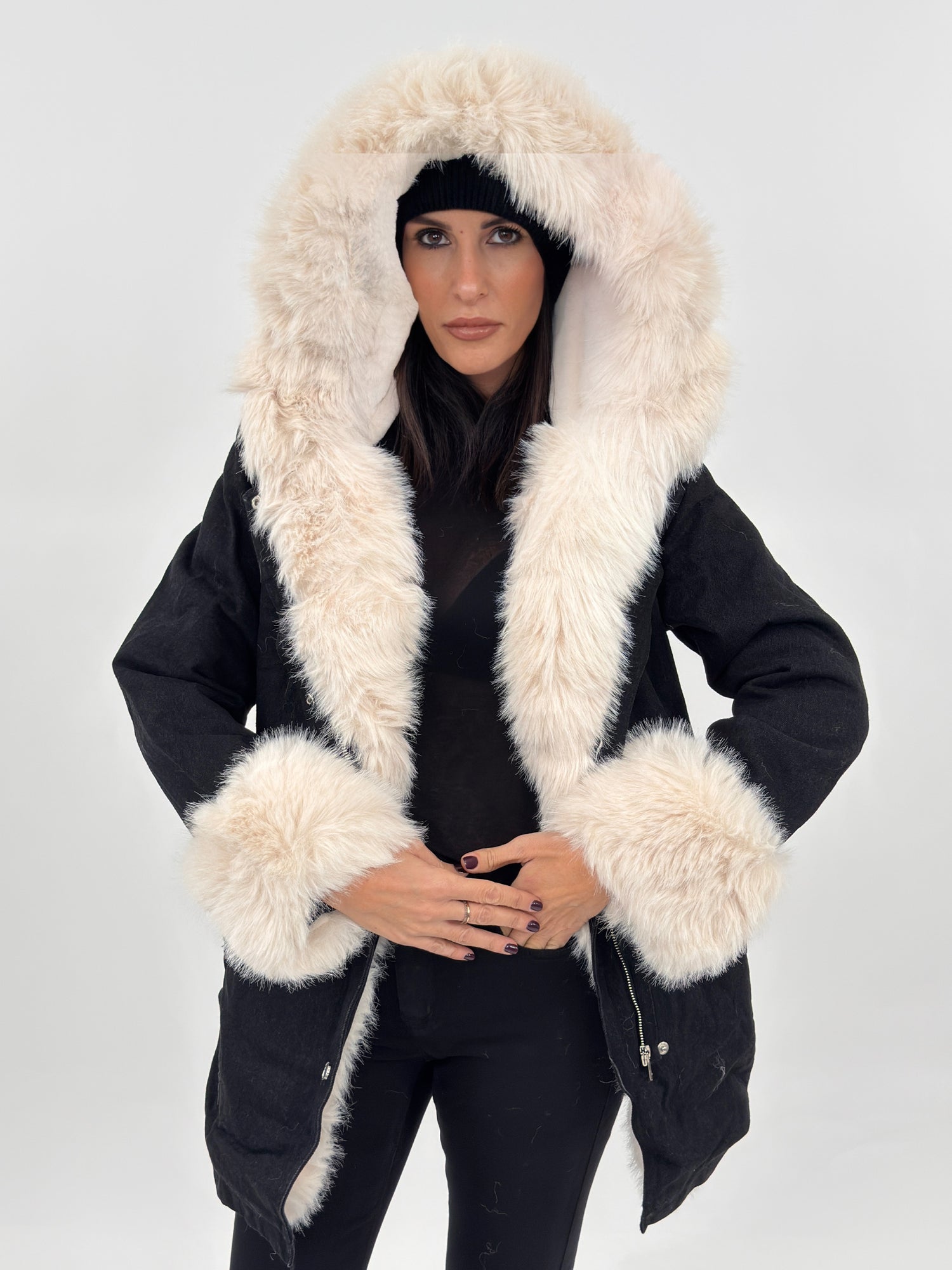 Giubbotto - Santa Monica Denim Nero