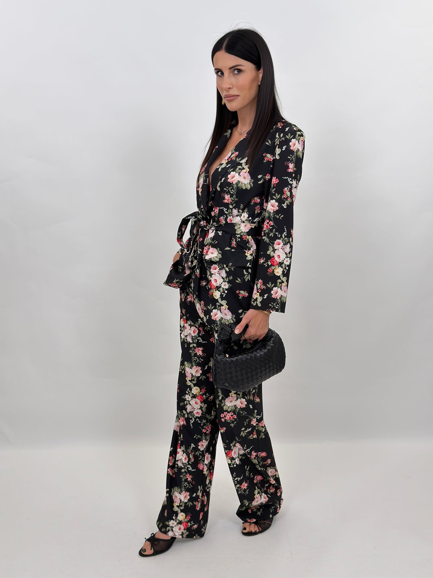 Tailleur - Flowers Nero