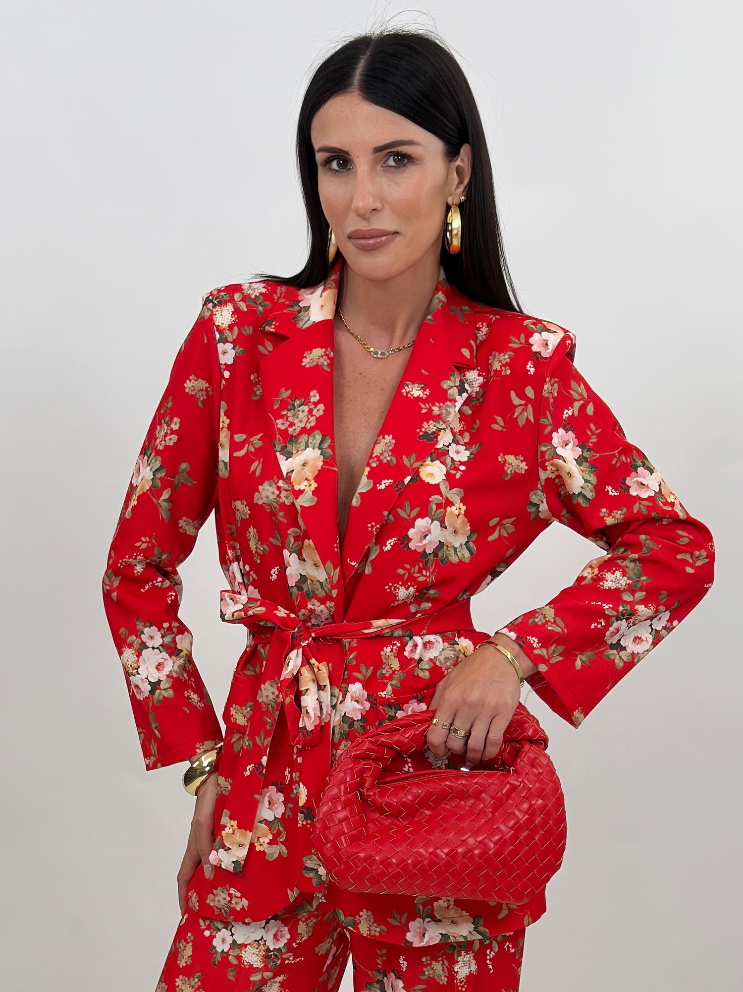 Tailleur - Flowers Rosso