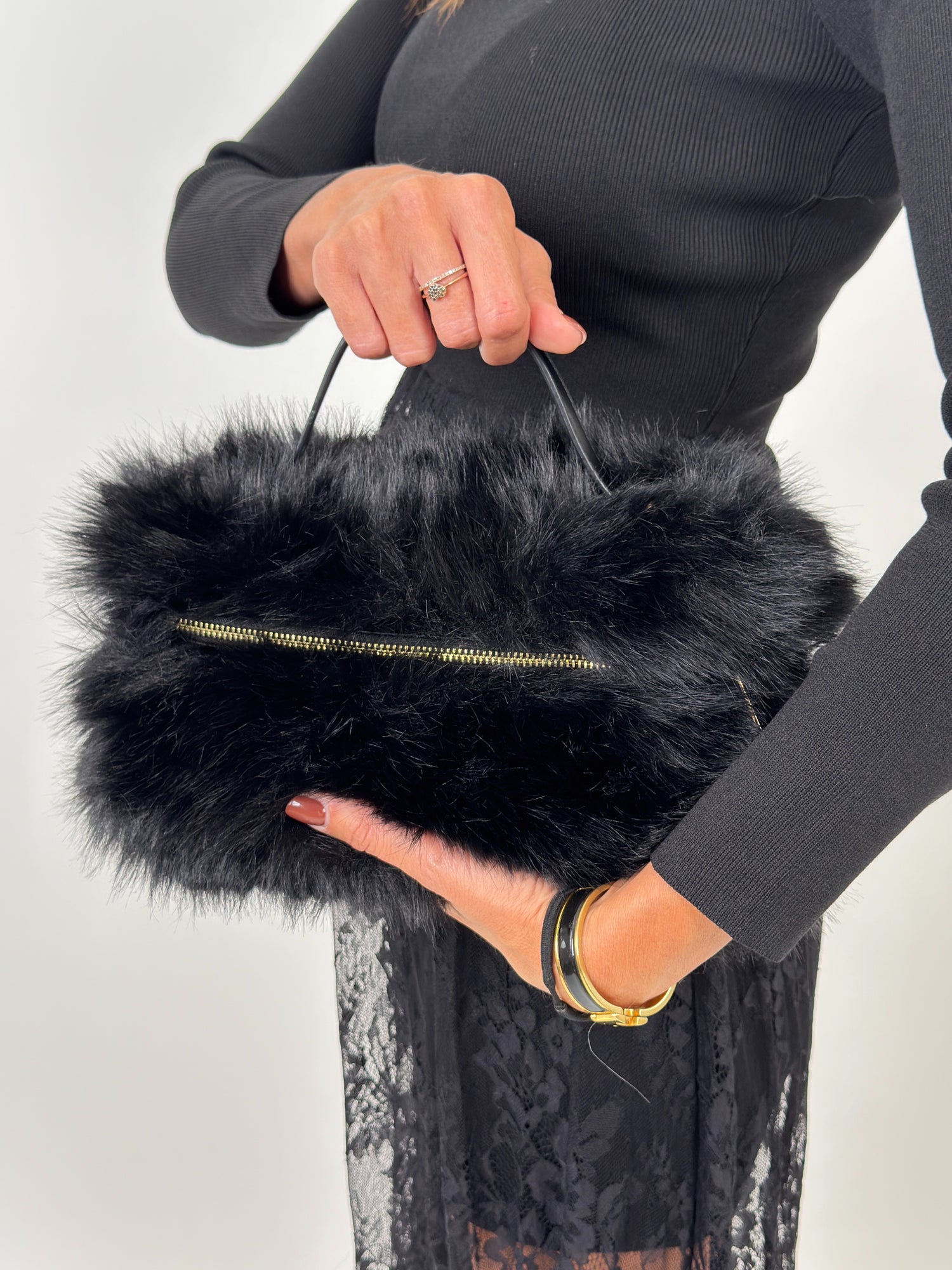 Borsa - Peluche Nero