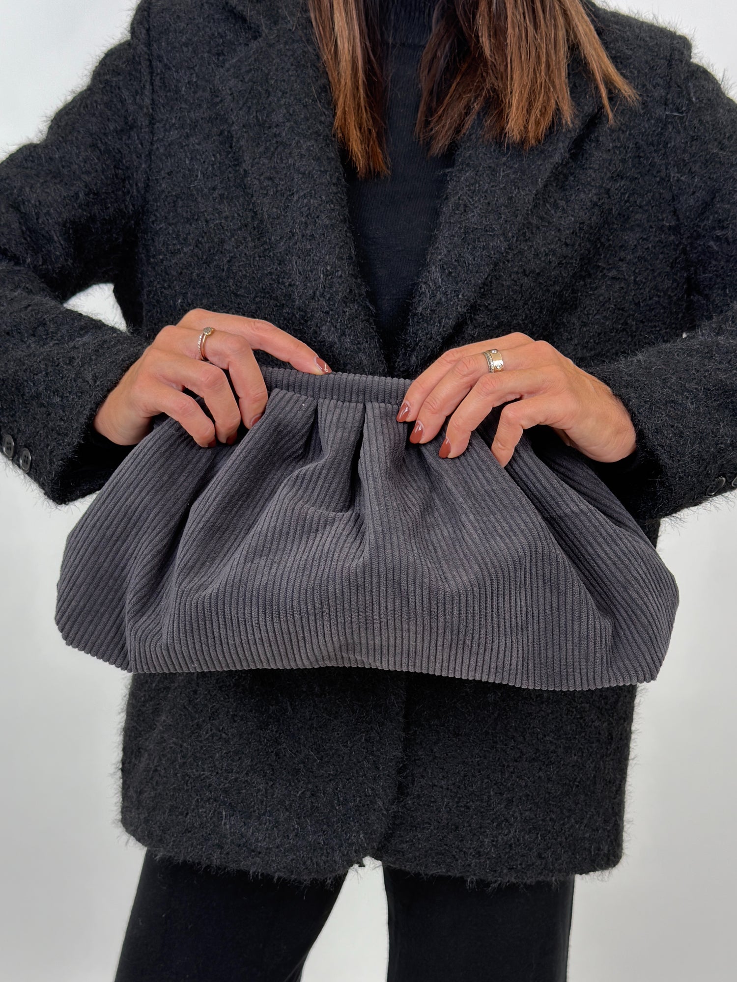 Borsa - Louvre Grigio scuro
