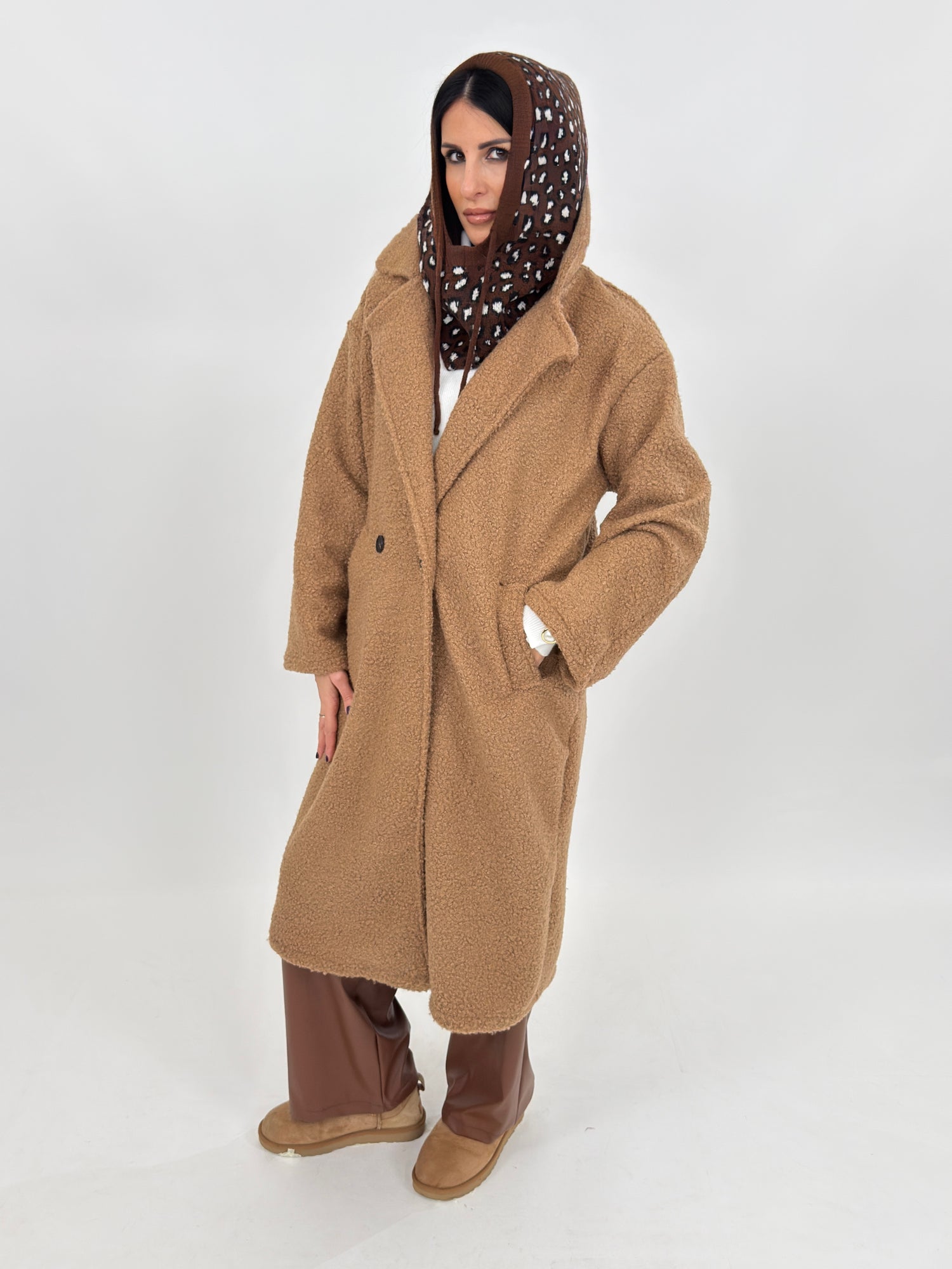 Cappotto - Teddy Lungo Camel