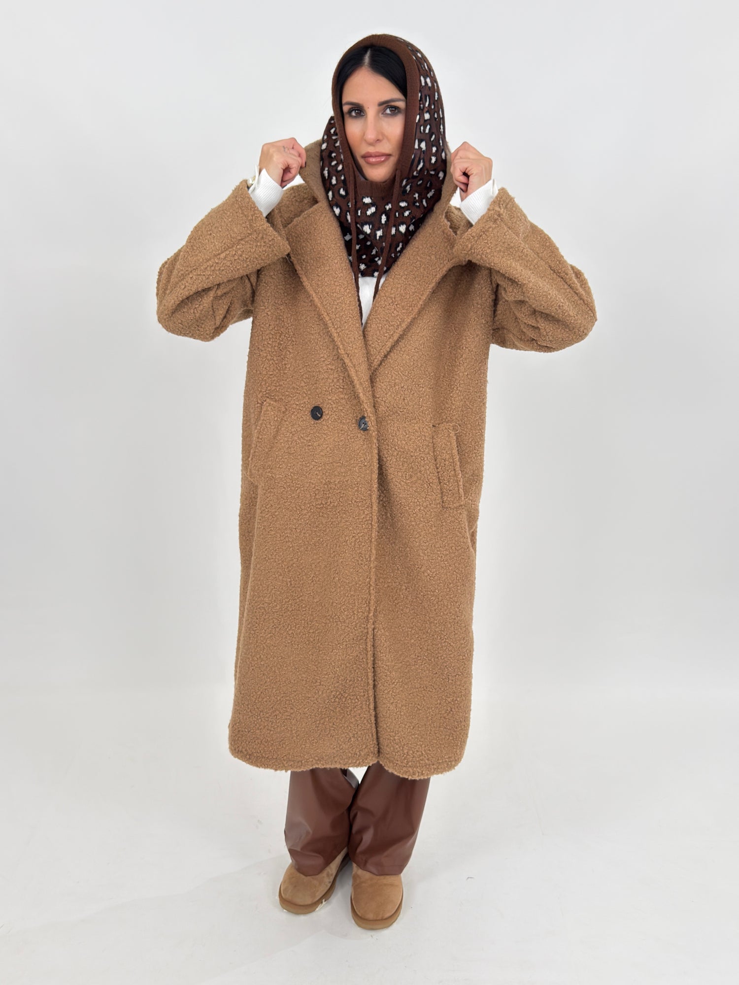 Cappotto - Teddy Lungo Camel