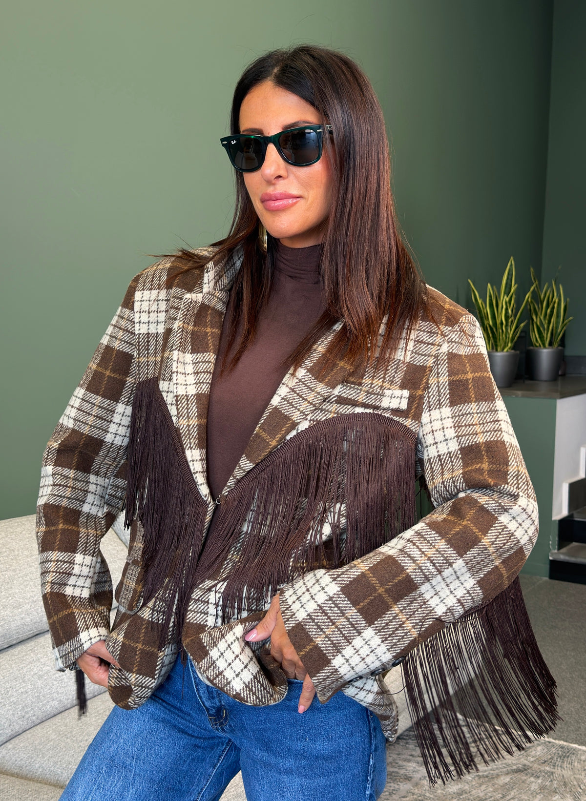 Giacca/Cappotto - Spektre Tweed Marrone By Lumina