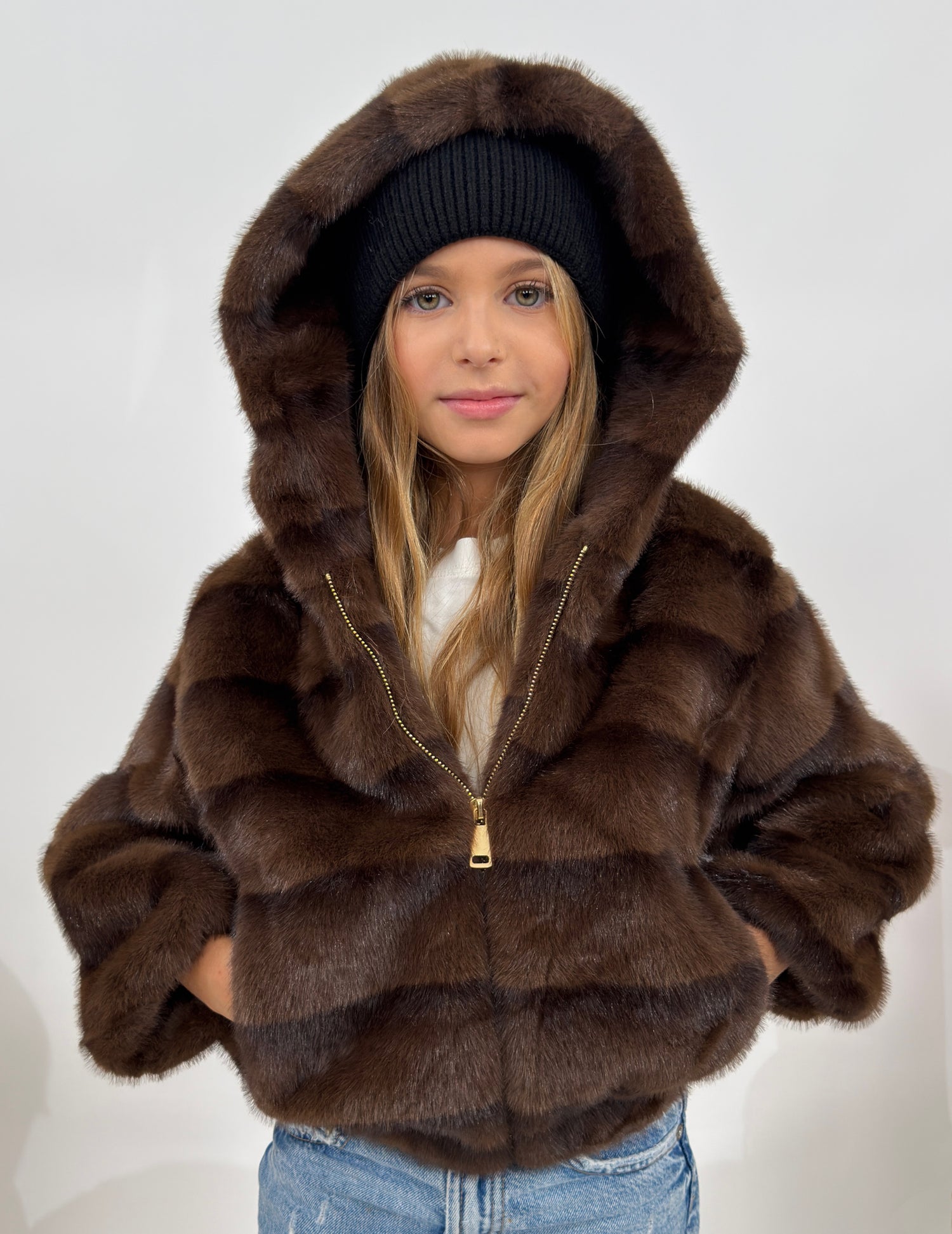 Pelliccia - Angelica Baby Marrone