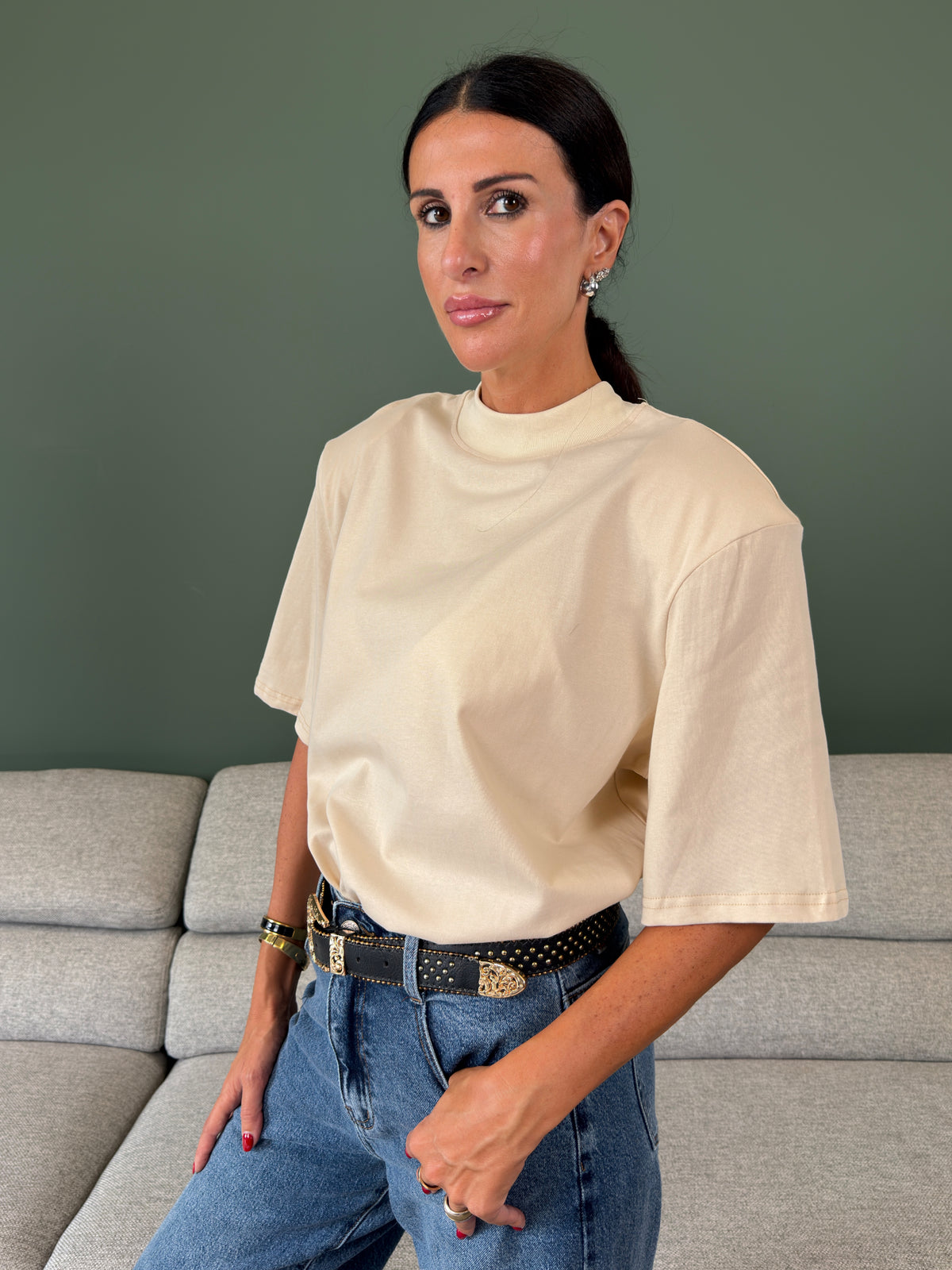 T-shirt - Diana Beige