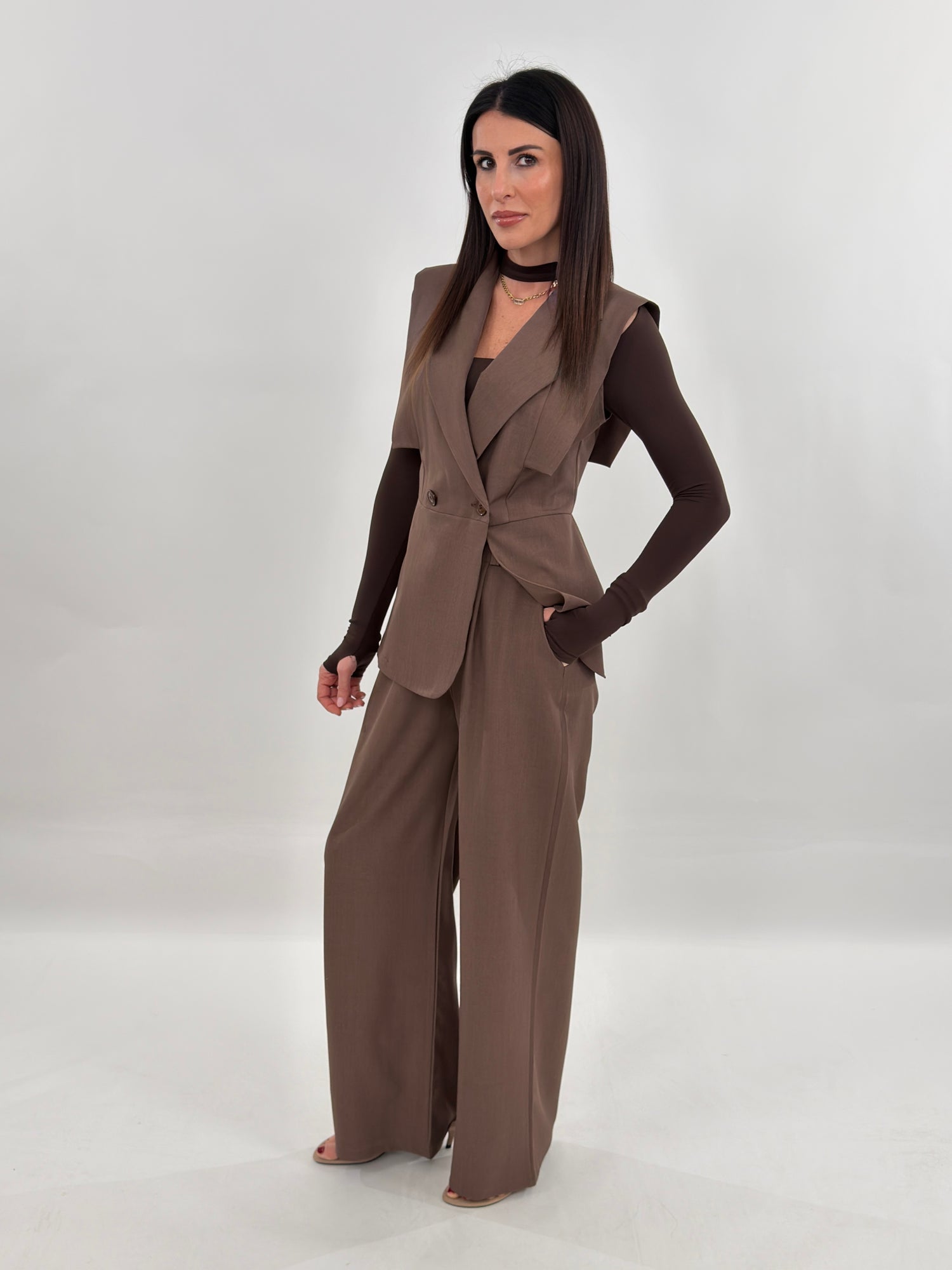 Cordset-  Broadway marrone