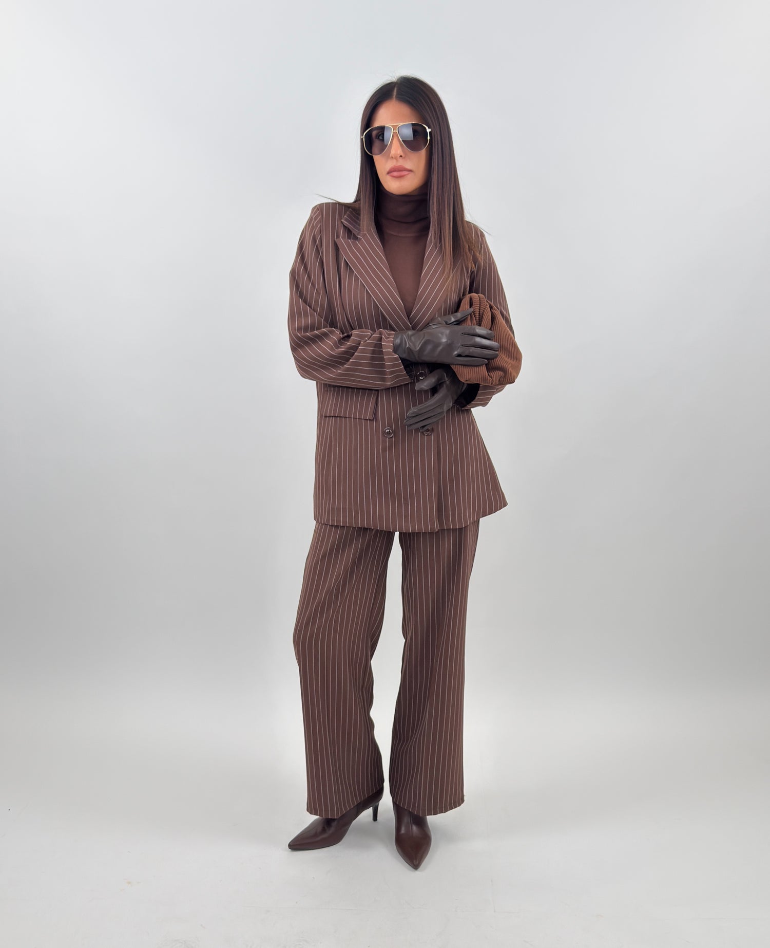 Tailleur - Fernanda Gessato Marrone