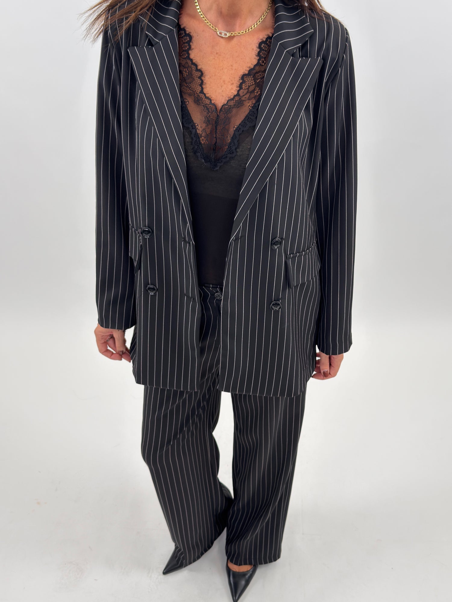 Tailleur - Fernanda Gessato Nero