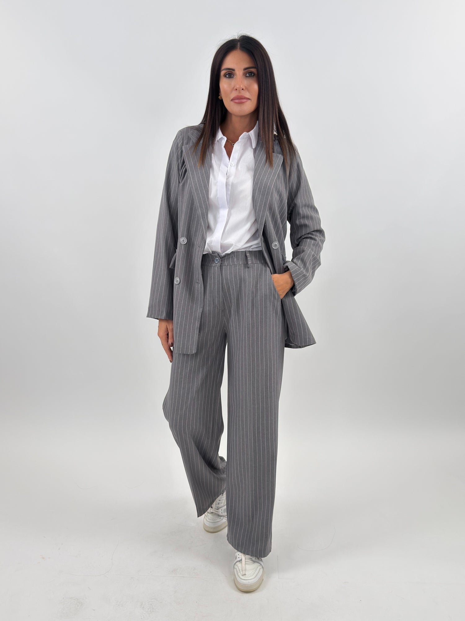 Tailleur - Fernanda Gessato Grigio